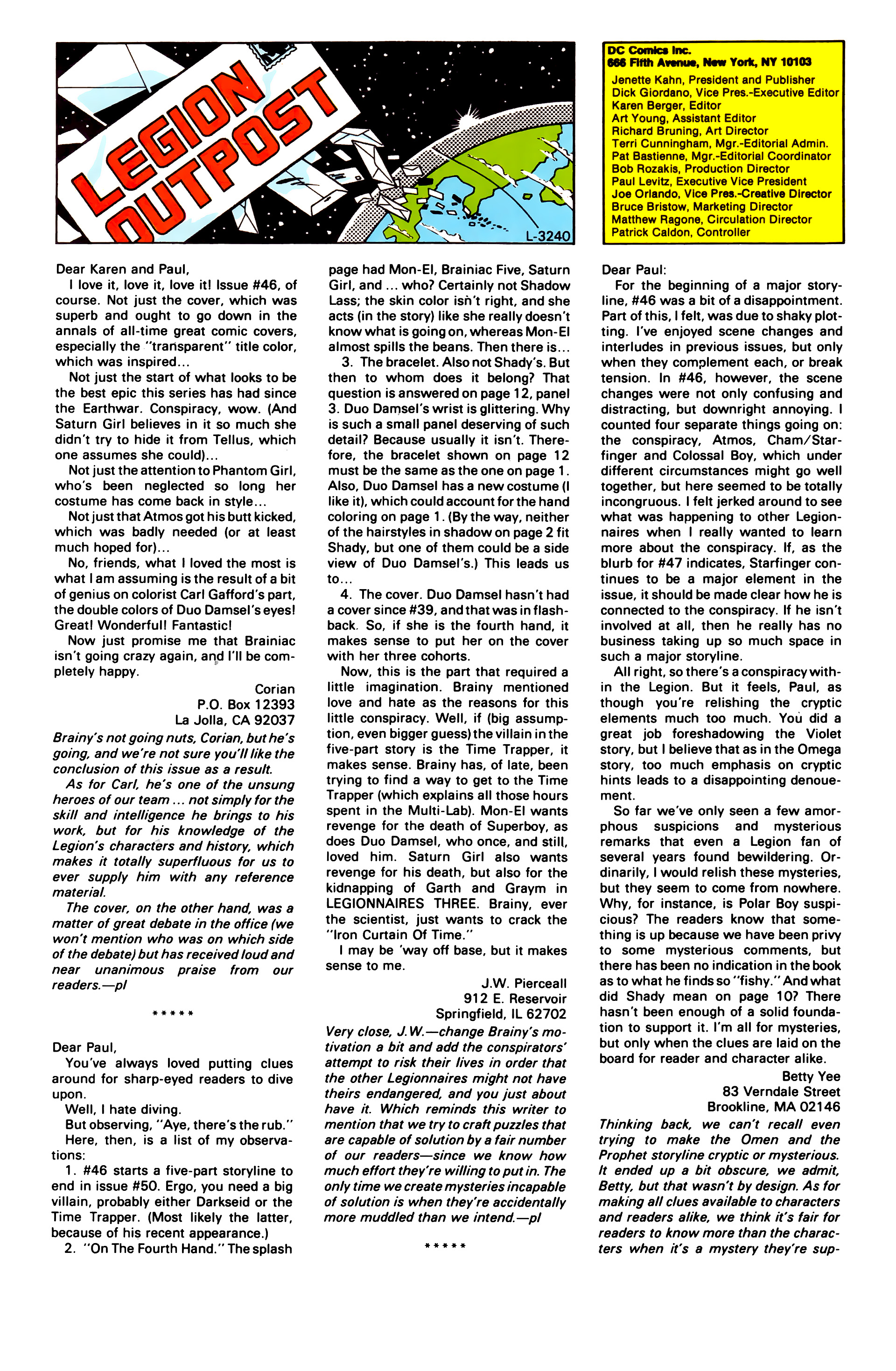 Read online Legion of Super-Heroes (1984) comic -  Issue #51 - 29