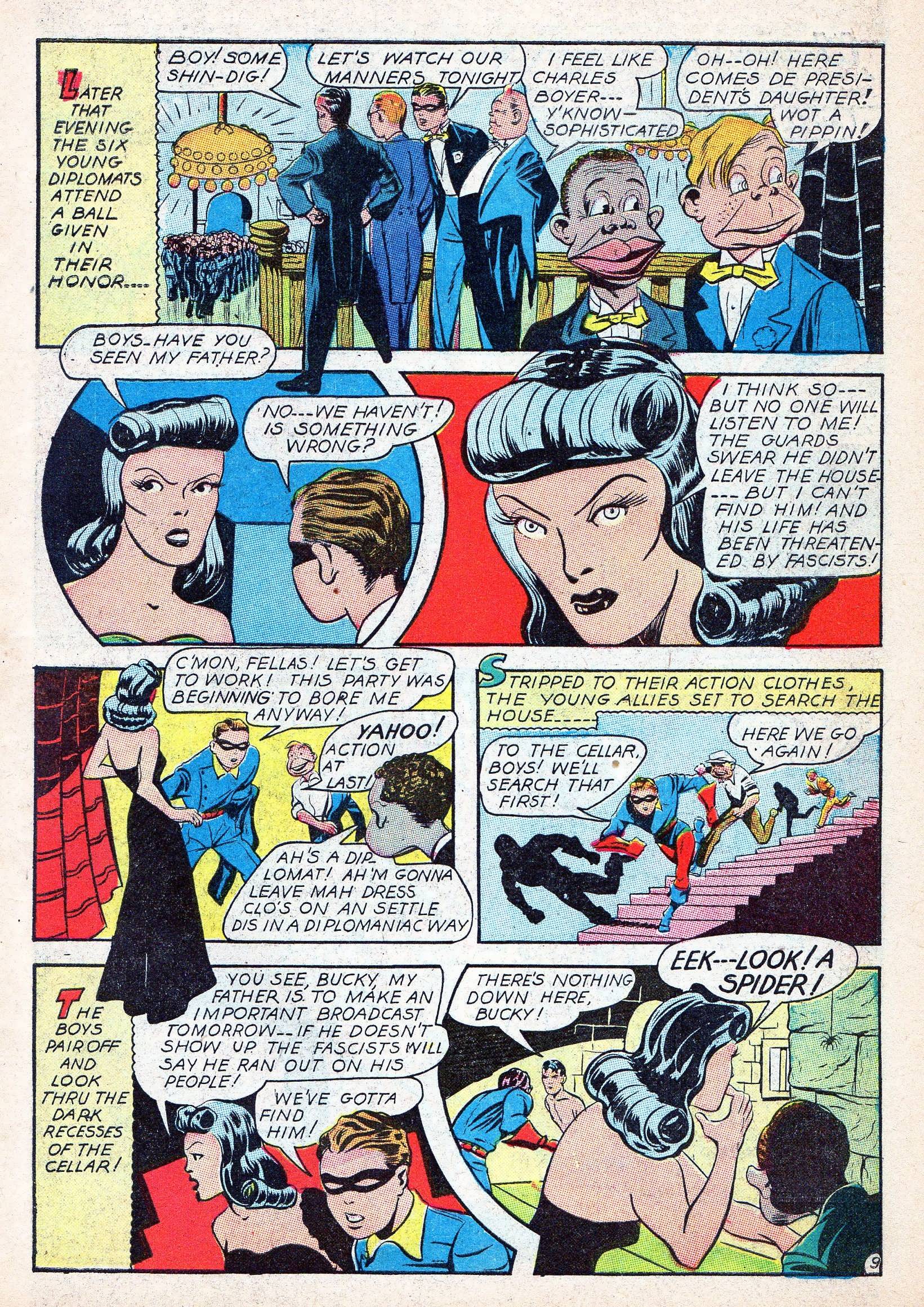 Read online Young Allies Comics comic -  Issue #7 - 10