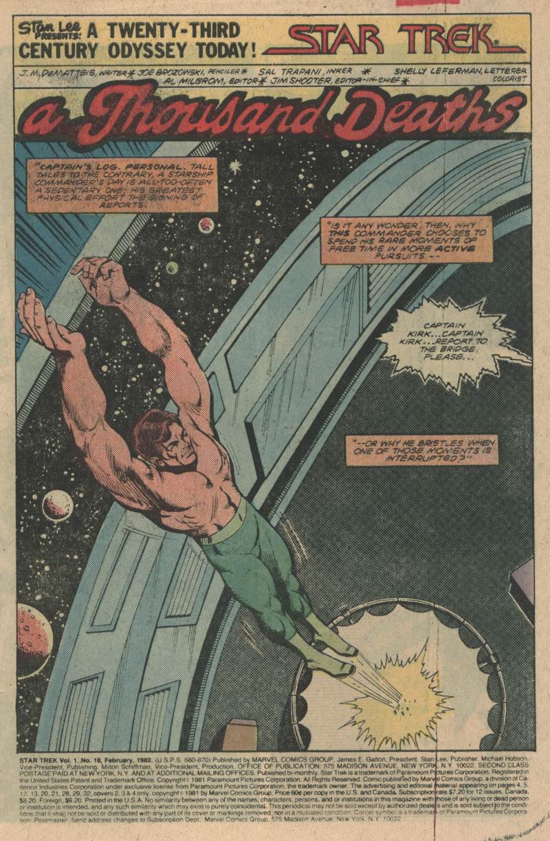 Read online Star Trek (1980) comic -  Issue #18 - 2