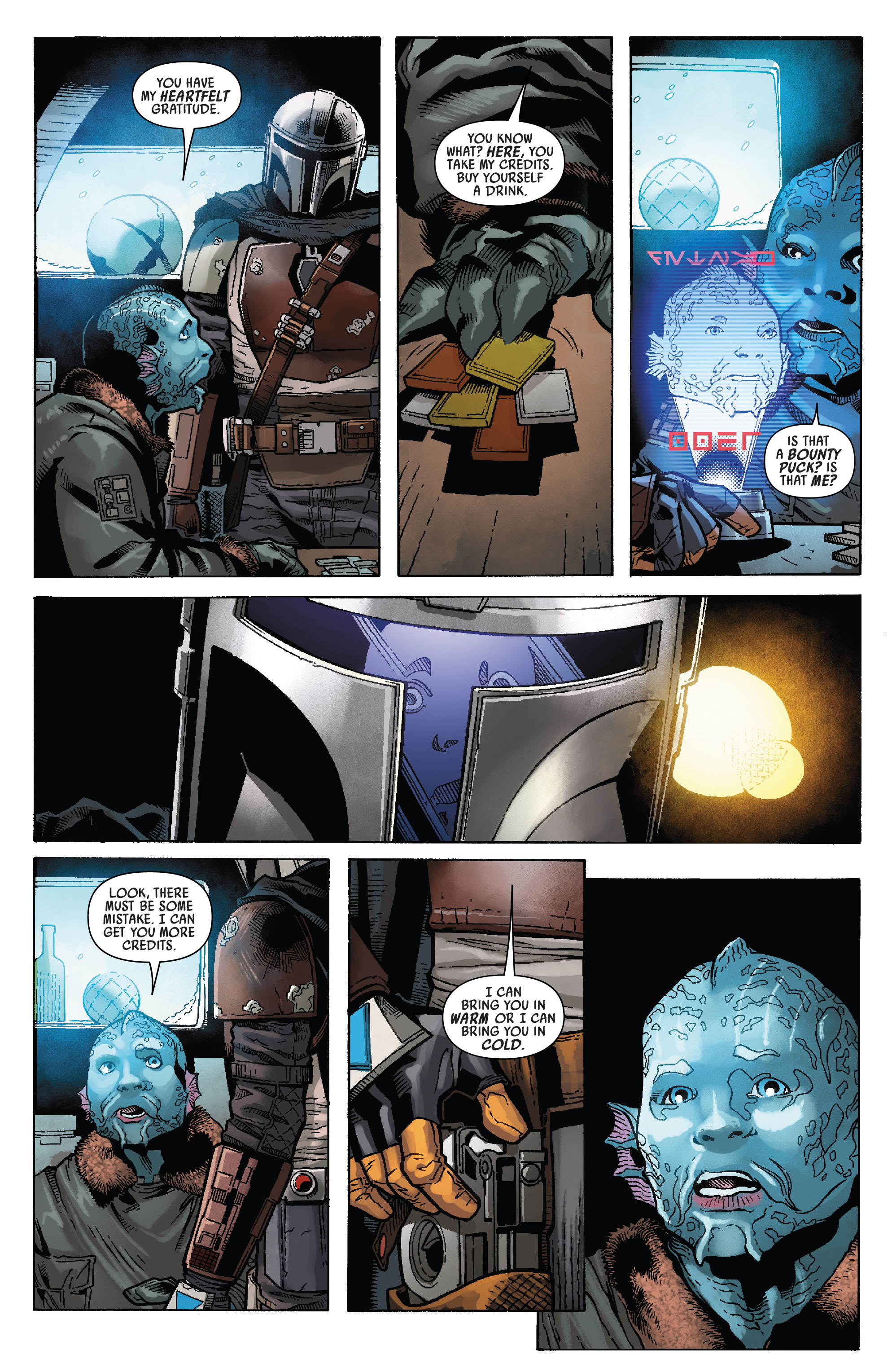 Read online Star Wars: The Mandalorian comic -  Issue #1 - 9