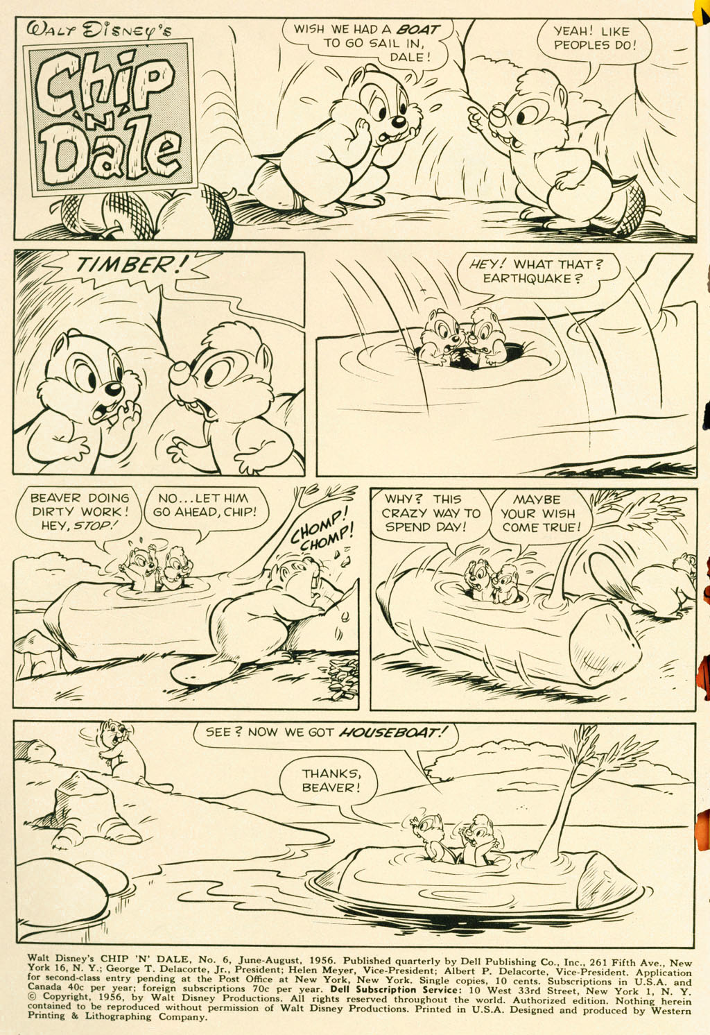 Read online Walt Disney's Chip 'N' Dale comic -  Issue #6 - 2