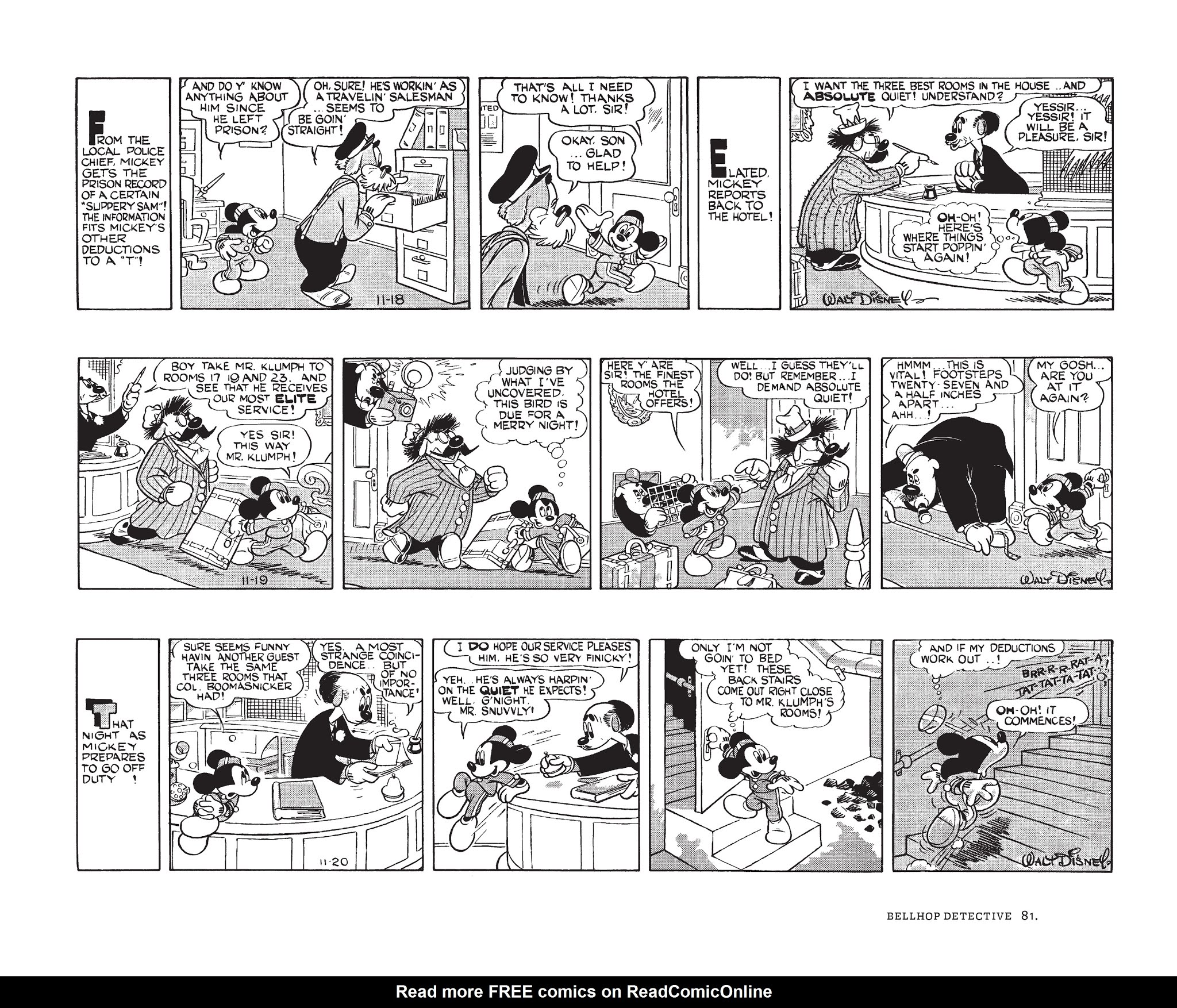 Read online Walt Disney's Mickey Mouse by Floyd Gottfredson comic -  Issue # TPB 6 (Part 1) - 81