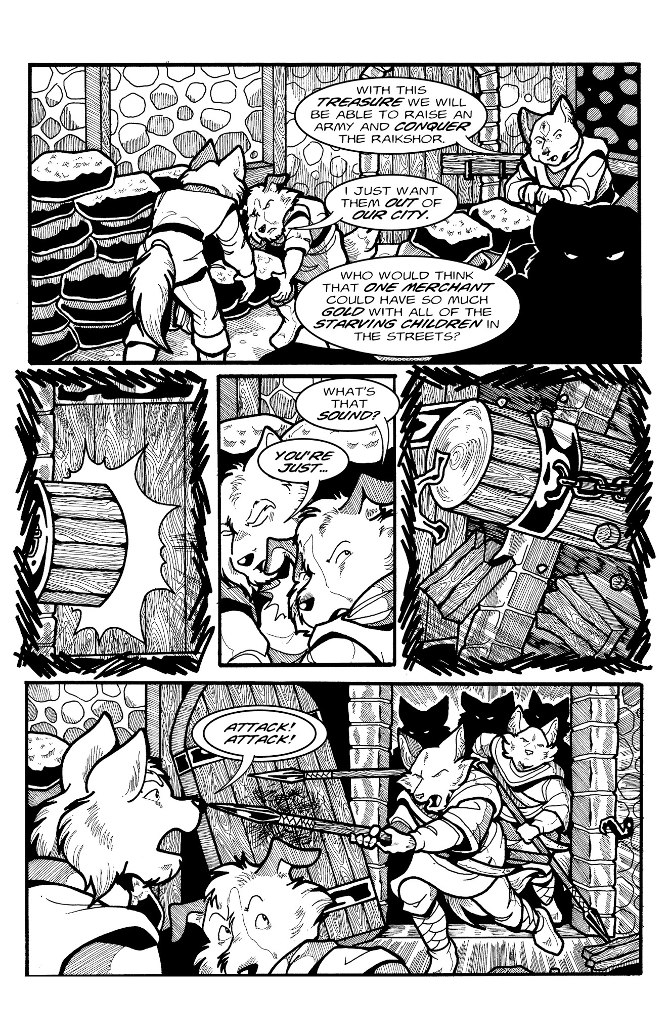 Read online Tall Tails: The Peacekeepers comic -  Issue #3 - 4