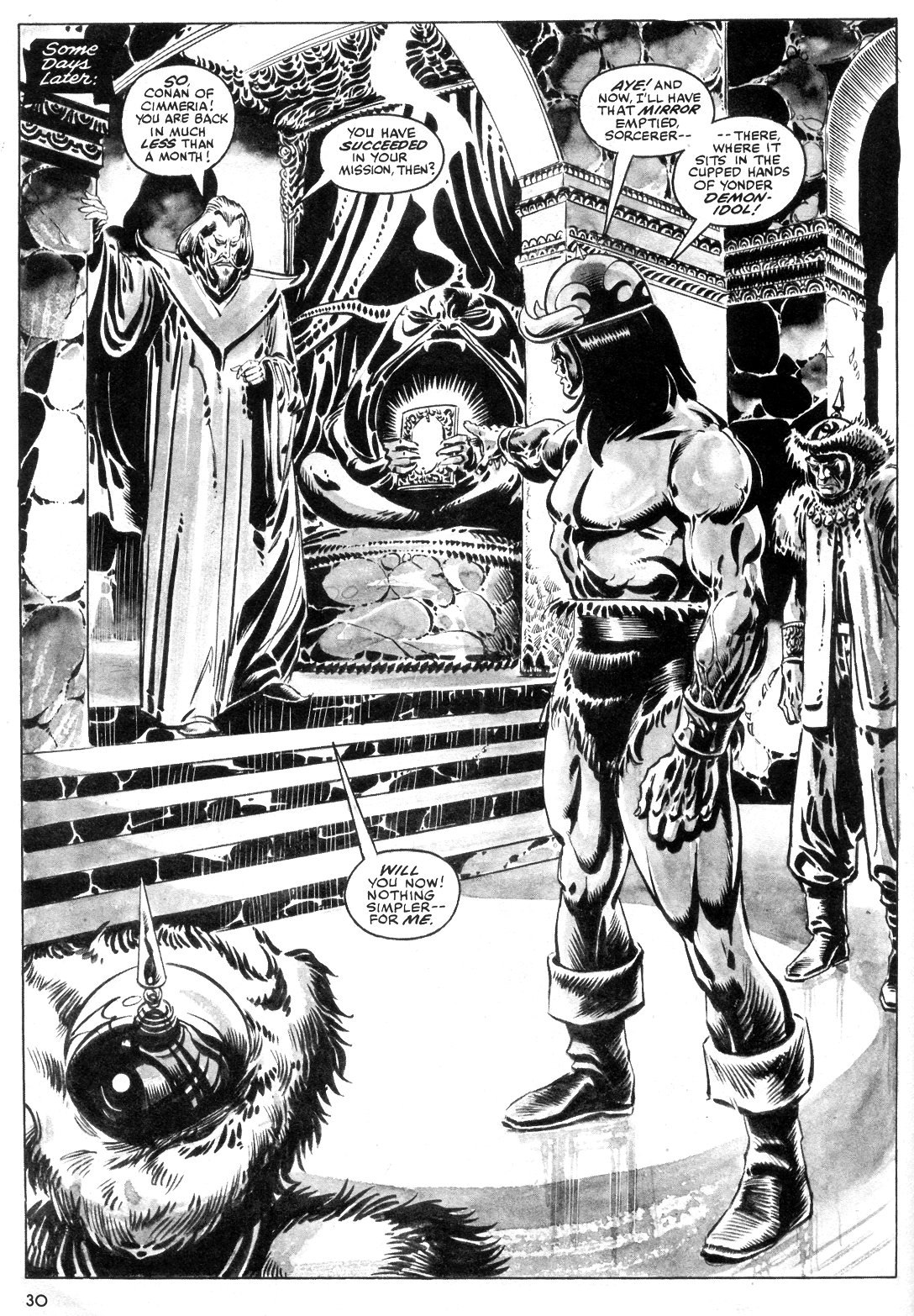 Read online The Savage Sword Of Conan comic -  Issue #55 - 30