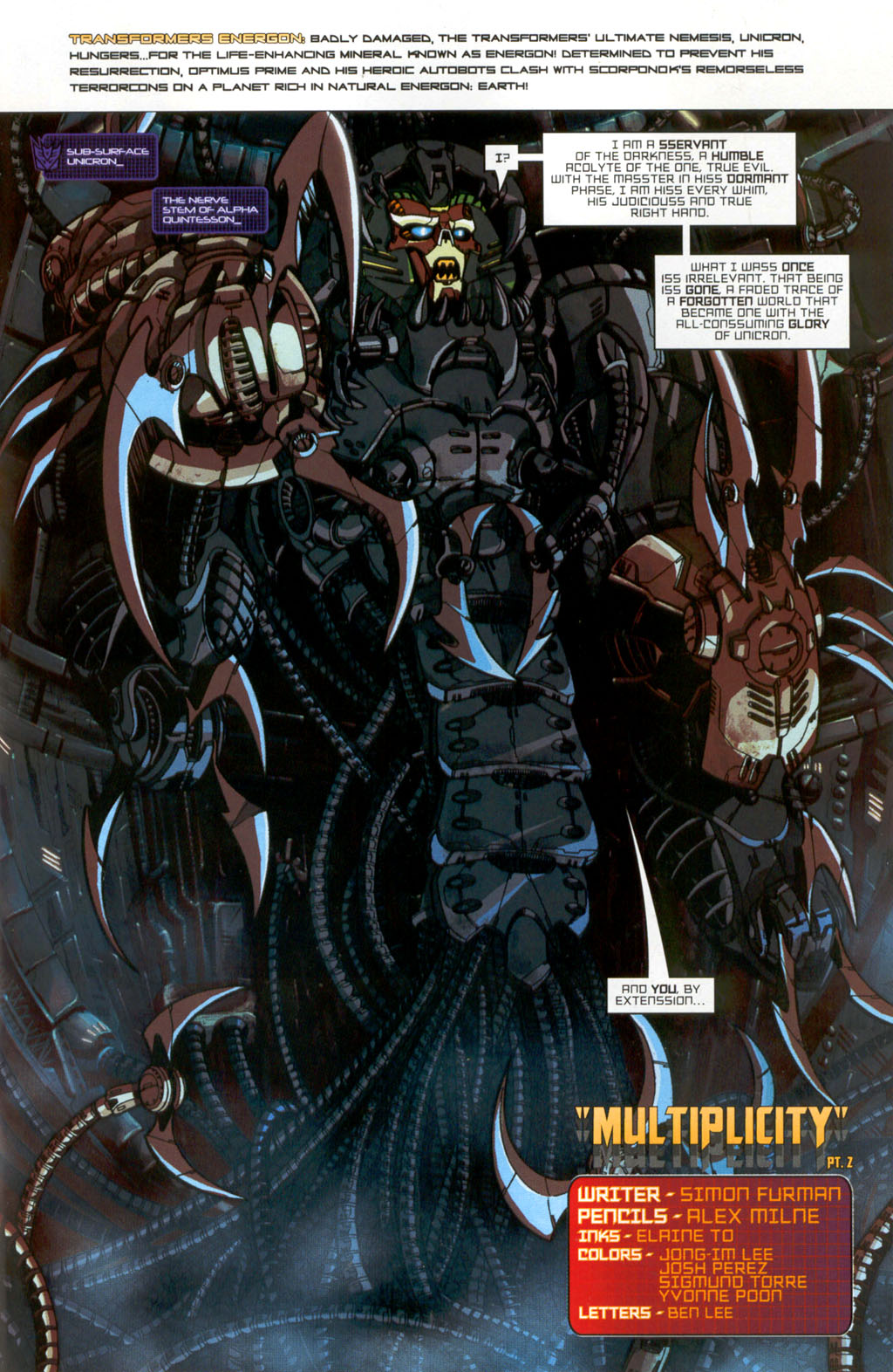 Read online Transformers Energon comic -  Issue #27 - 2