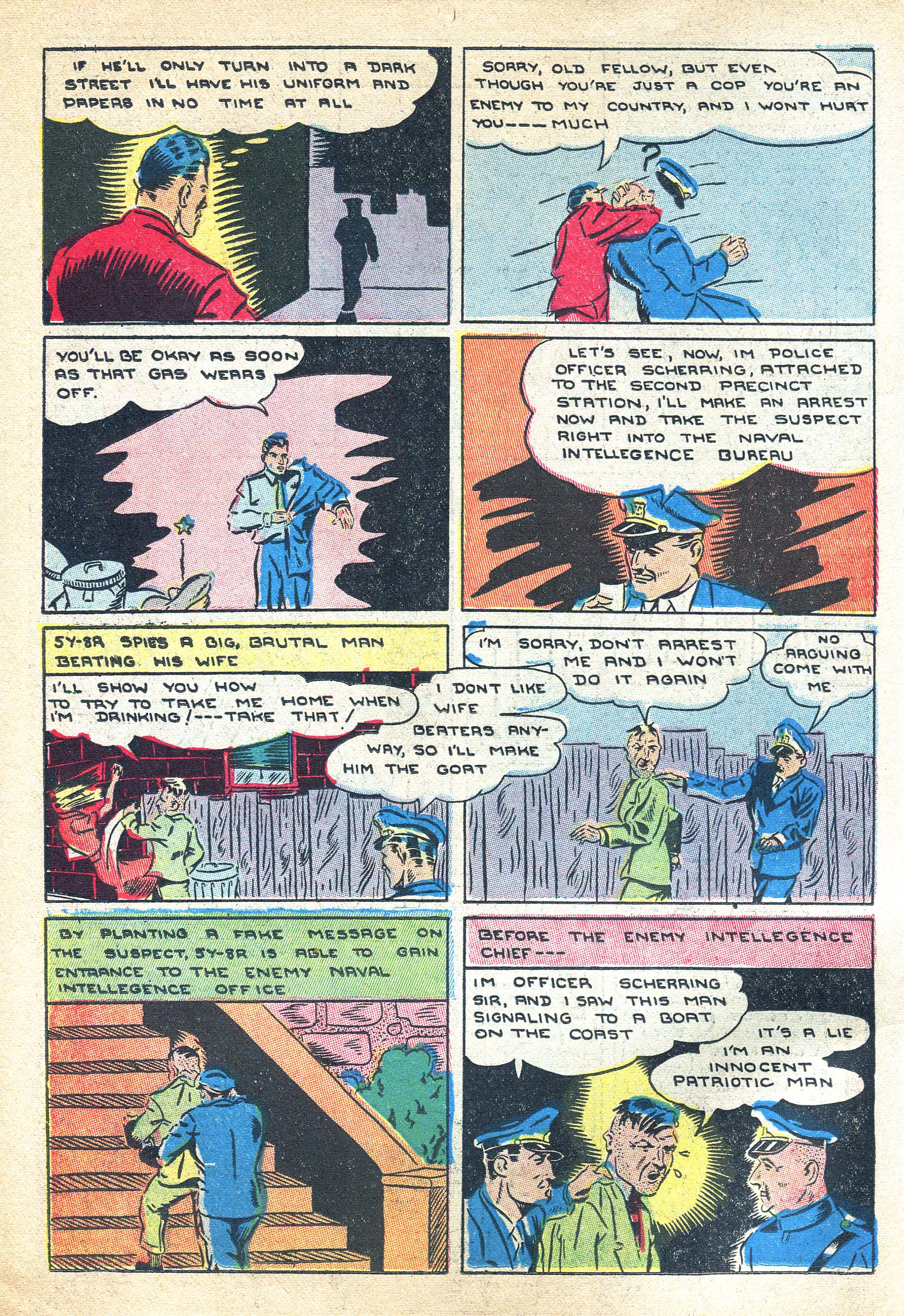 Read online Super Spy (1940) comic -  Issue #1 - 6