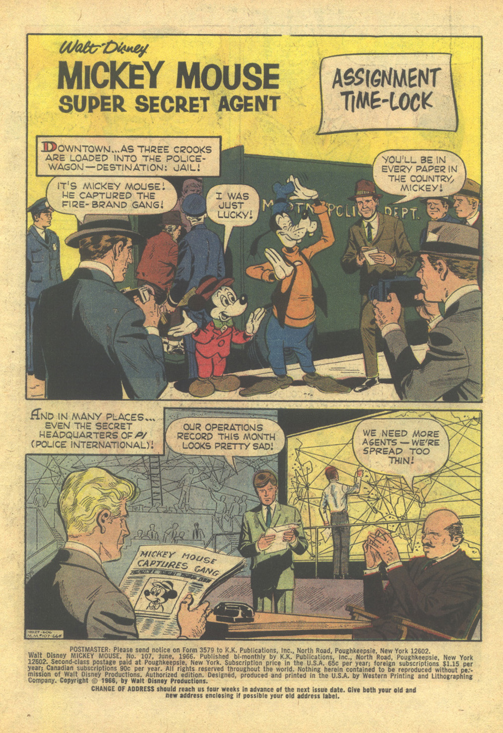 Read online Walt Disney's Mickey Mouse comic -  Issue #107 - 3