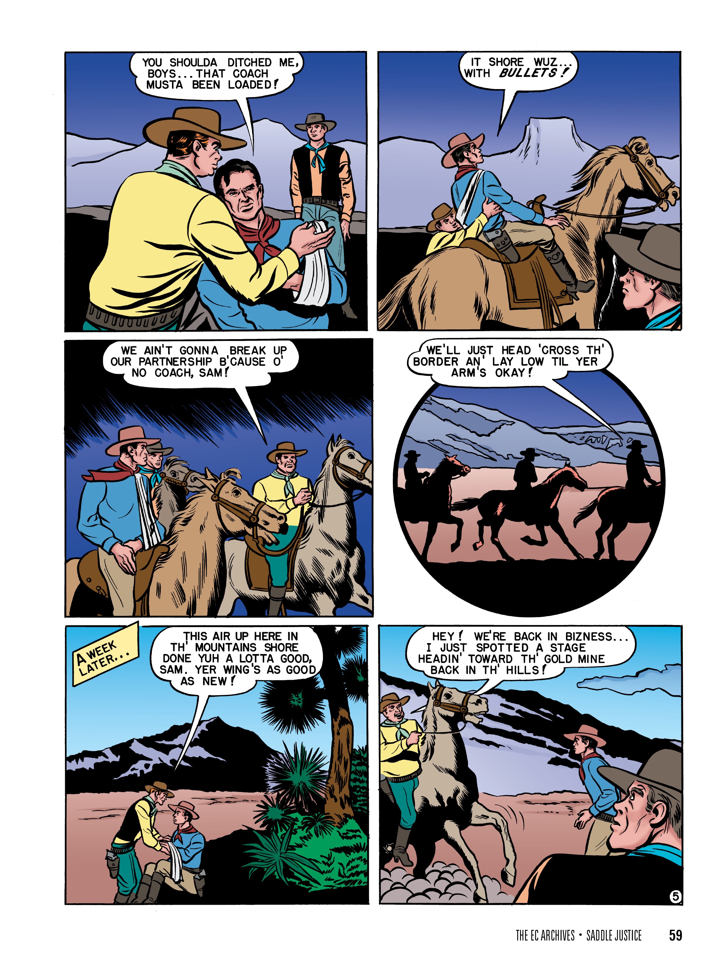 Read online The EC Archives: Saddle Justice comic -  Issue # TPB (Part 1) - 61