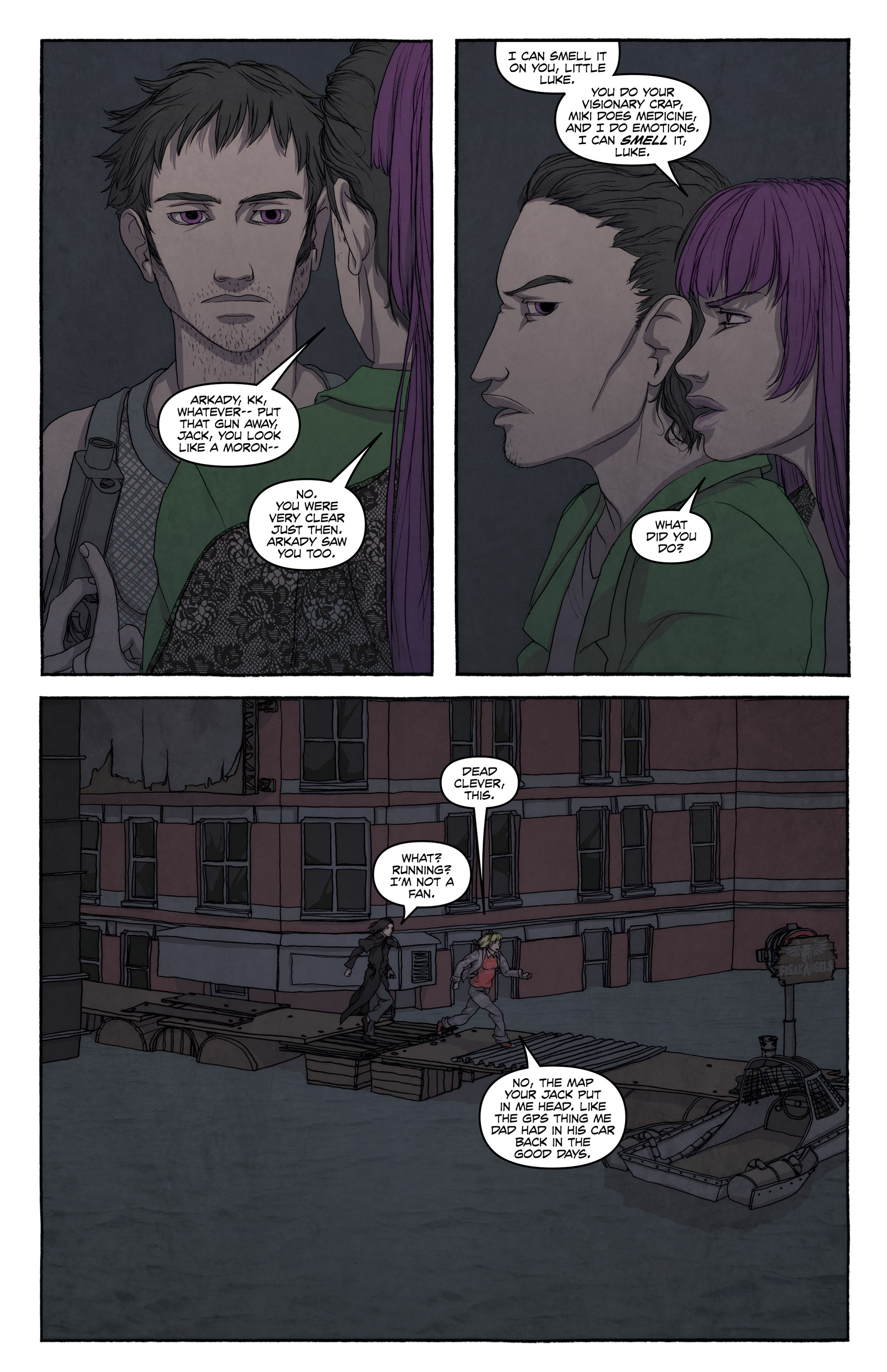 Read online FreakAngels comic -  Issue #2 - 89