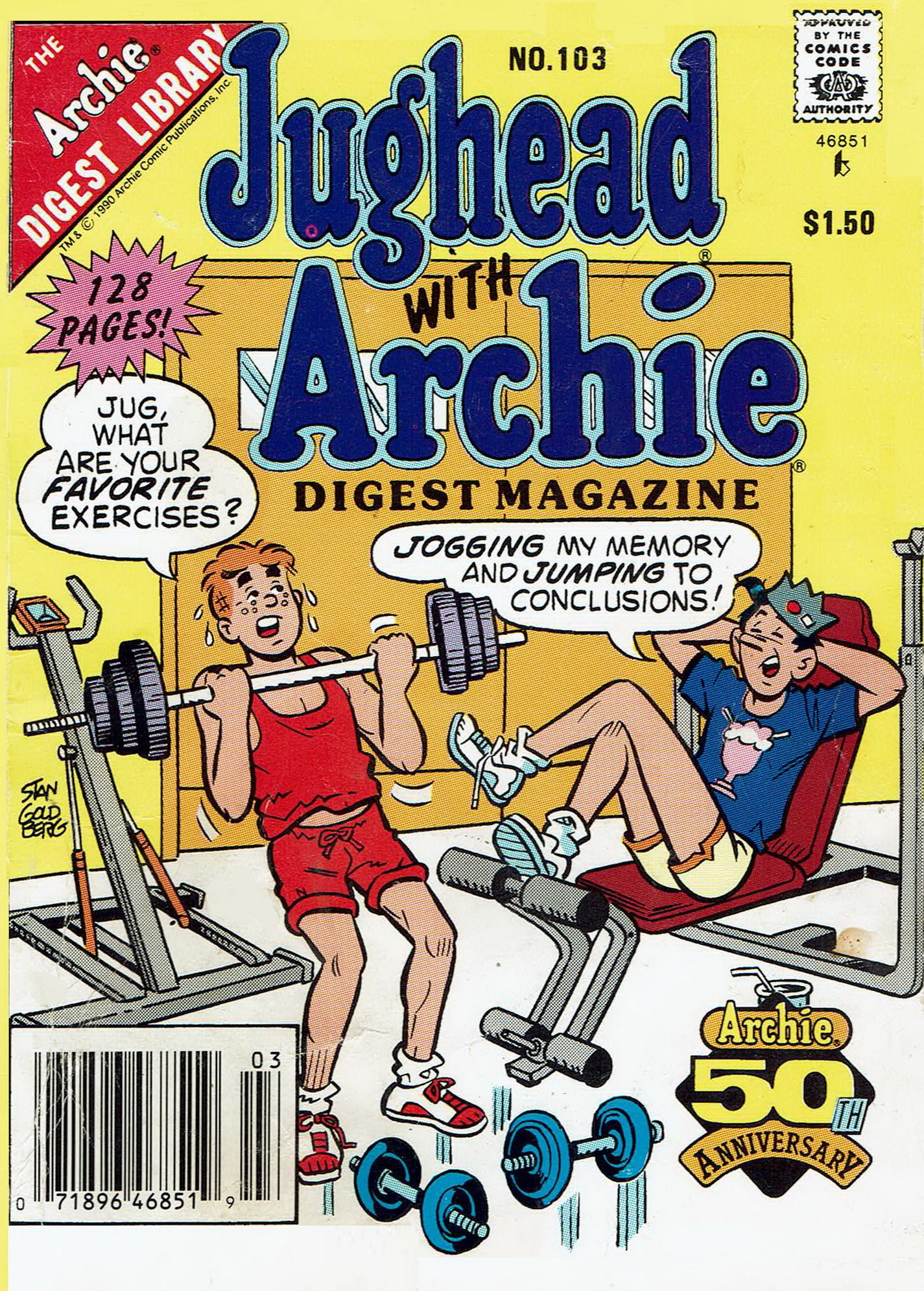 Read online Jughead with Archie Digest Magazine comic -  Issue #103 - 1