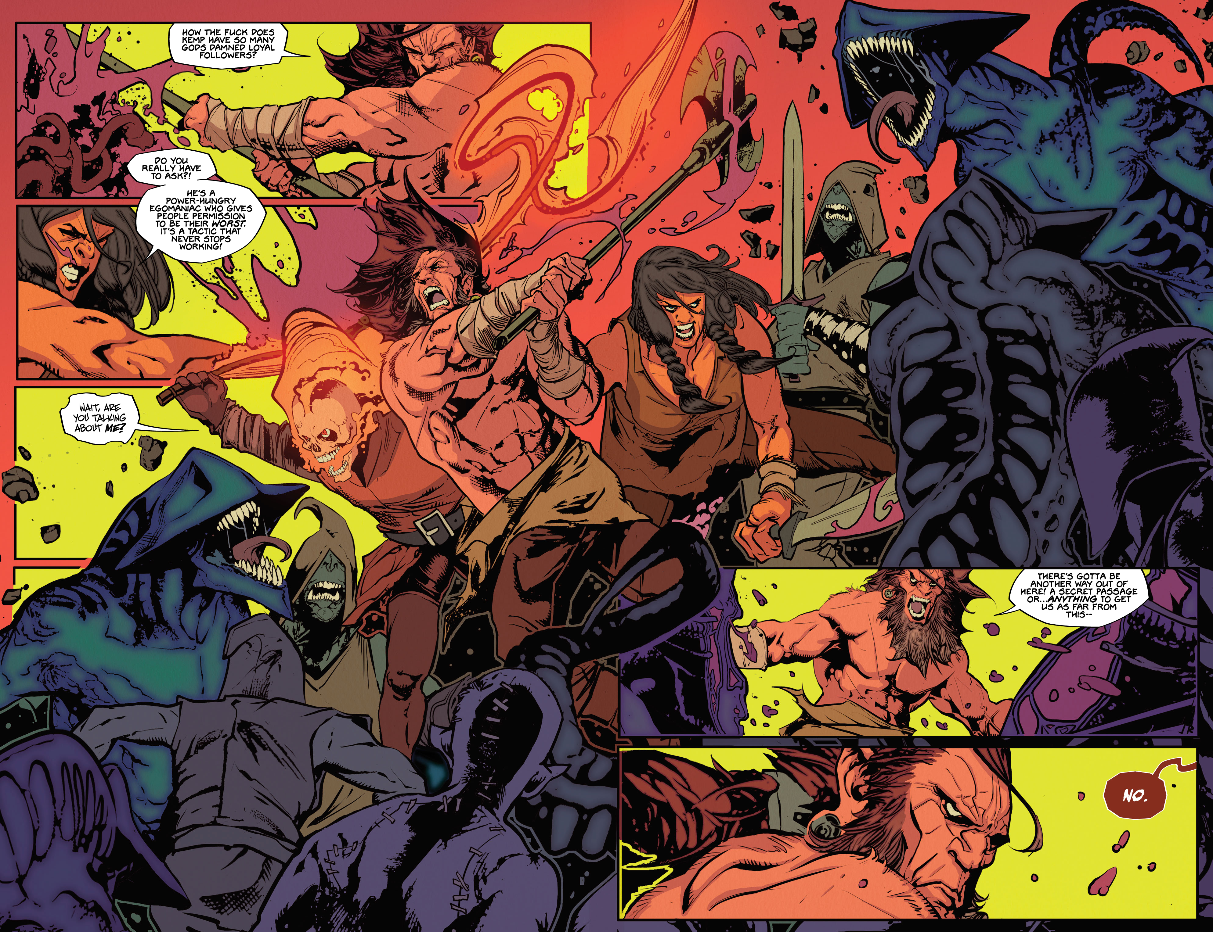 Read online Barbaric Hell to Pay comic -  Issue #4 - 10