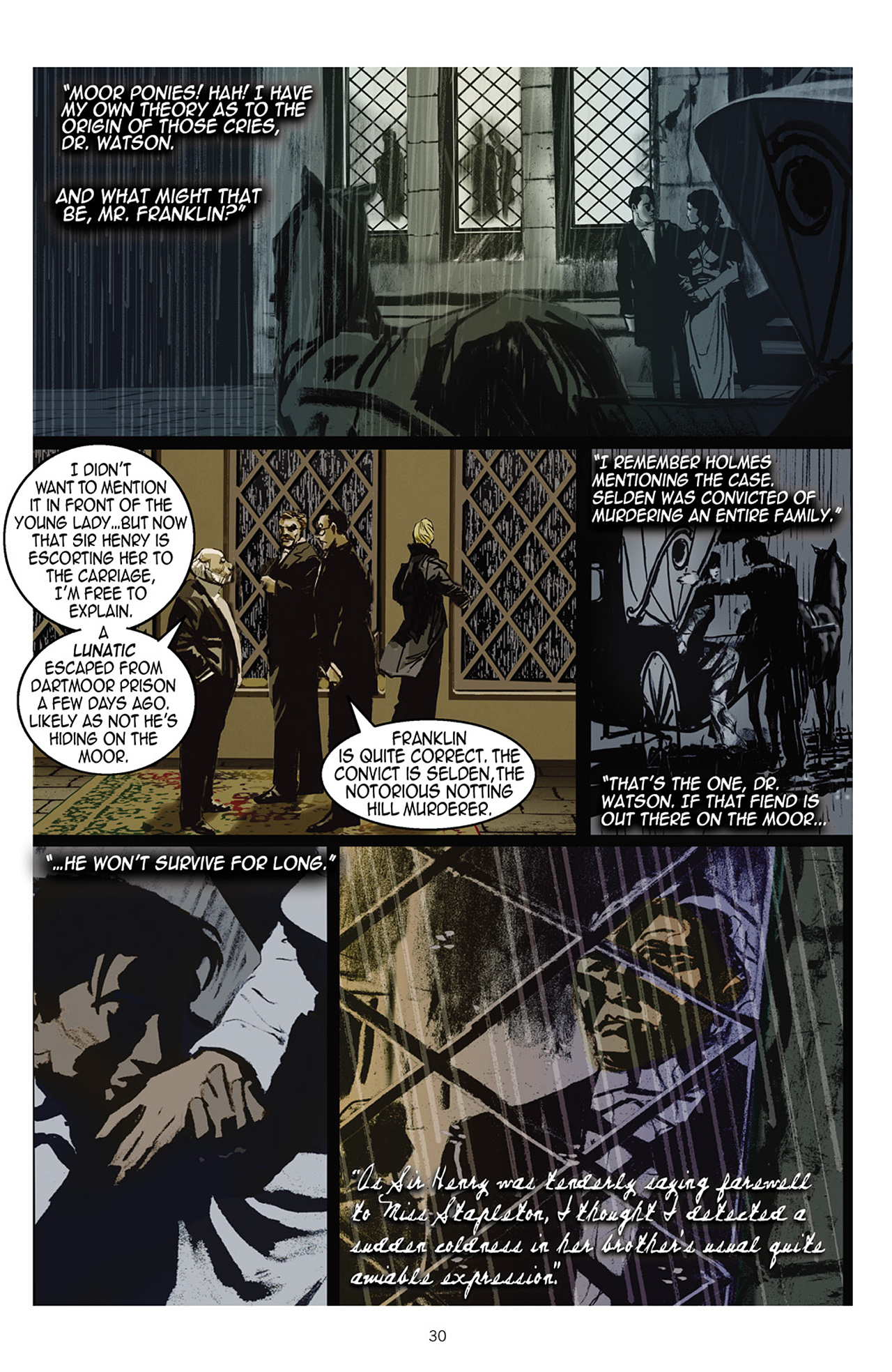 Read online The Hound of the Baskervilles comic -  Issue # TPB - 31