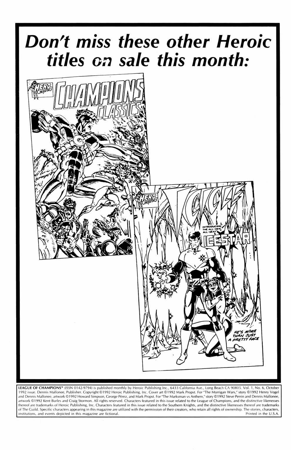 Read online League of Champions comic -  Issue #6 - 2