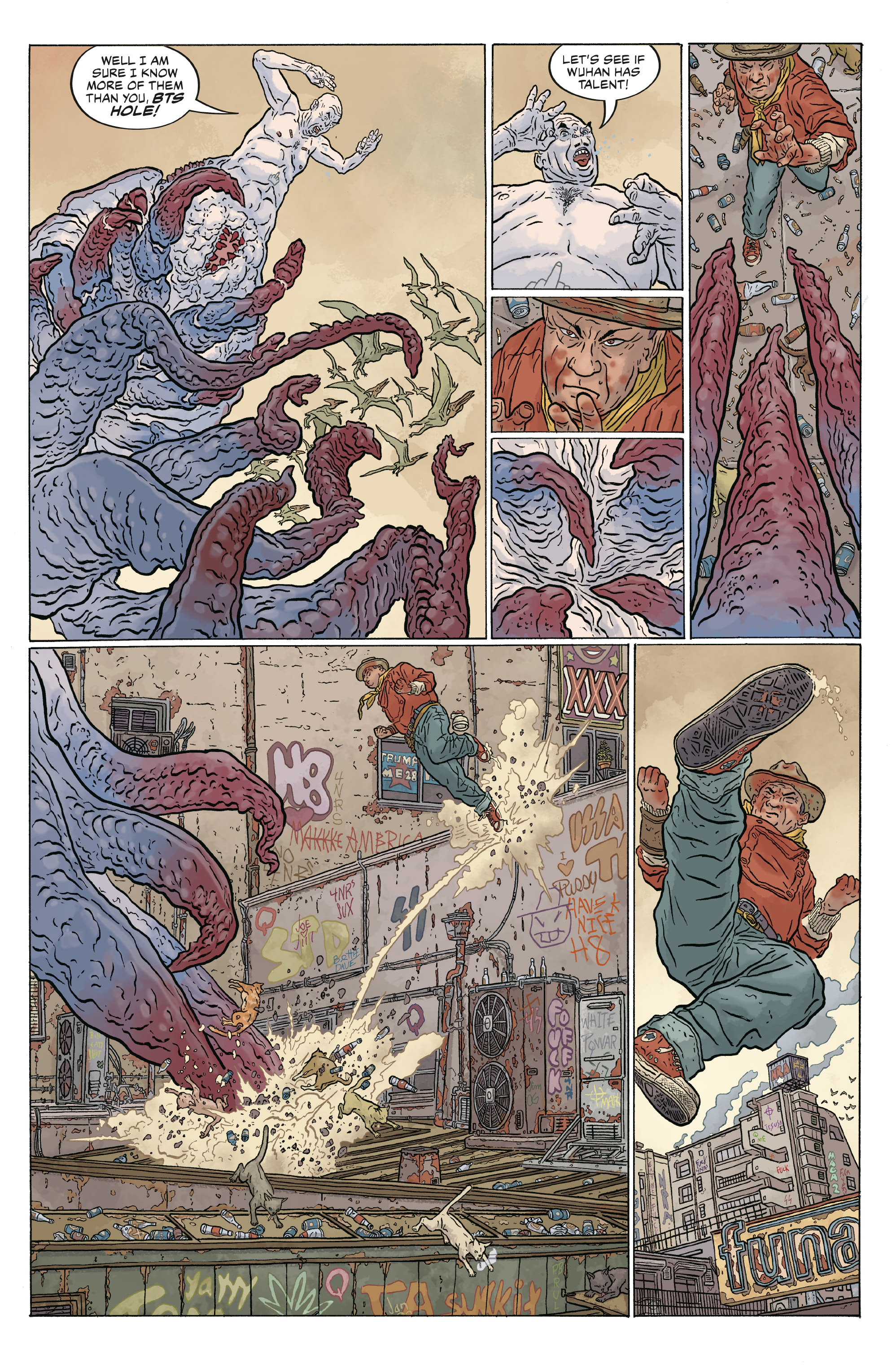 Read online Shaolin Cowboy: Cruel to Be Kin comic -  Issue #6 - 15