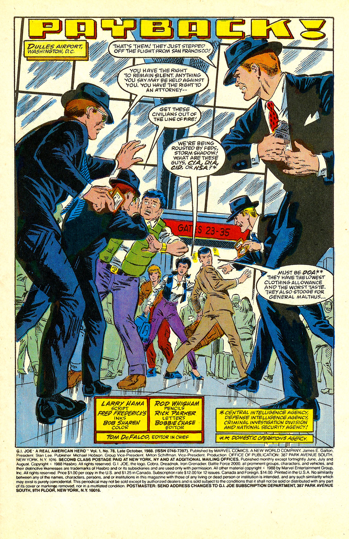 Read online G.I. Joe: A Real American Hero comic -  Issue #78 - 2