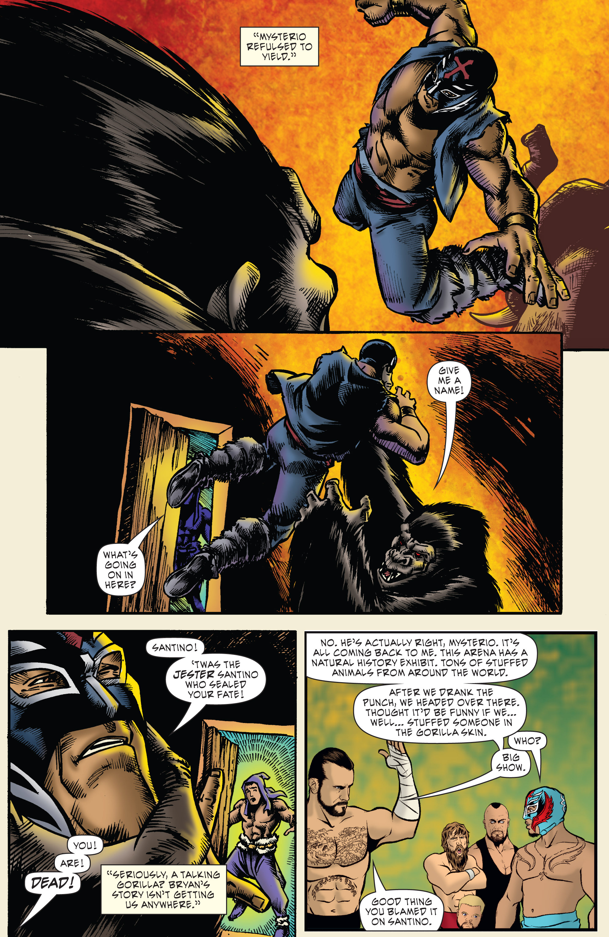 Read online WWE Superstars comic -  Issue #7 - 14