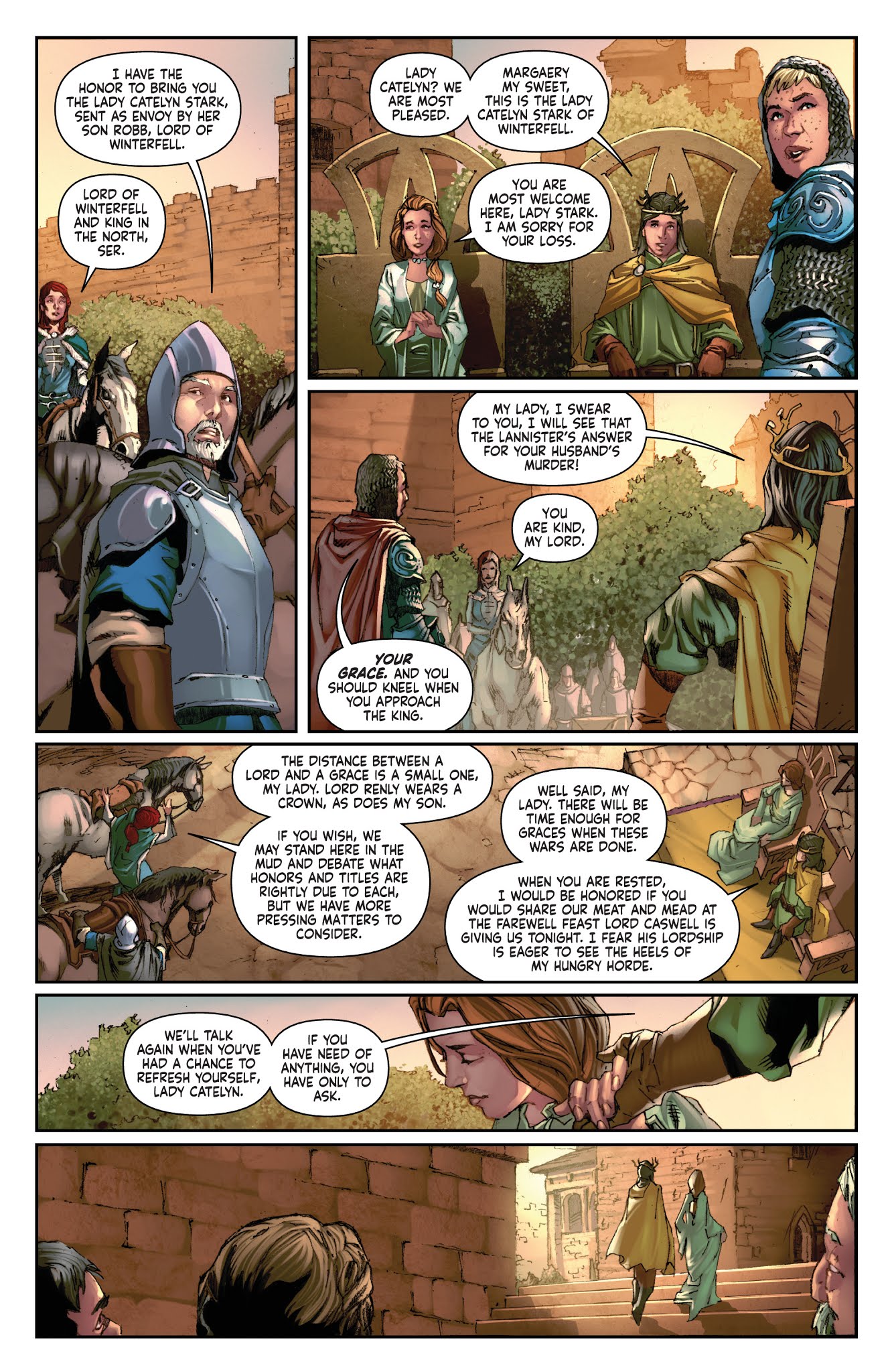 Read online A Clash of Kings comic -  Issue #12 - 19