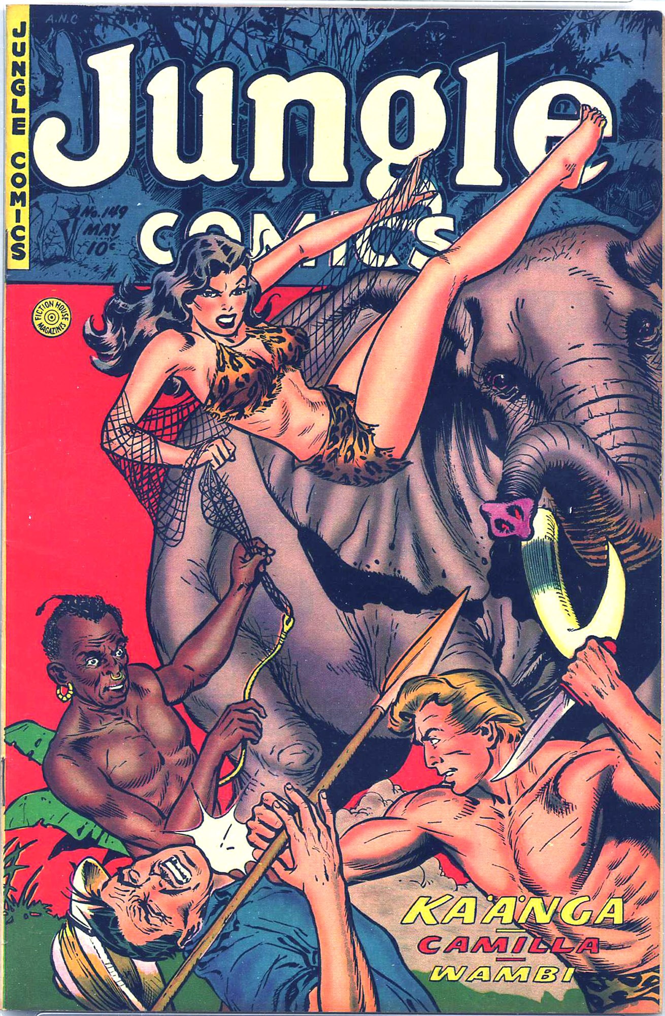 Read online Jungle Comics comic -  Issue #149 - 1