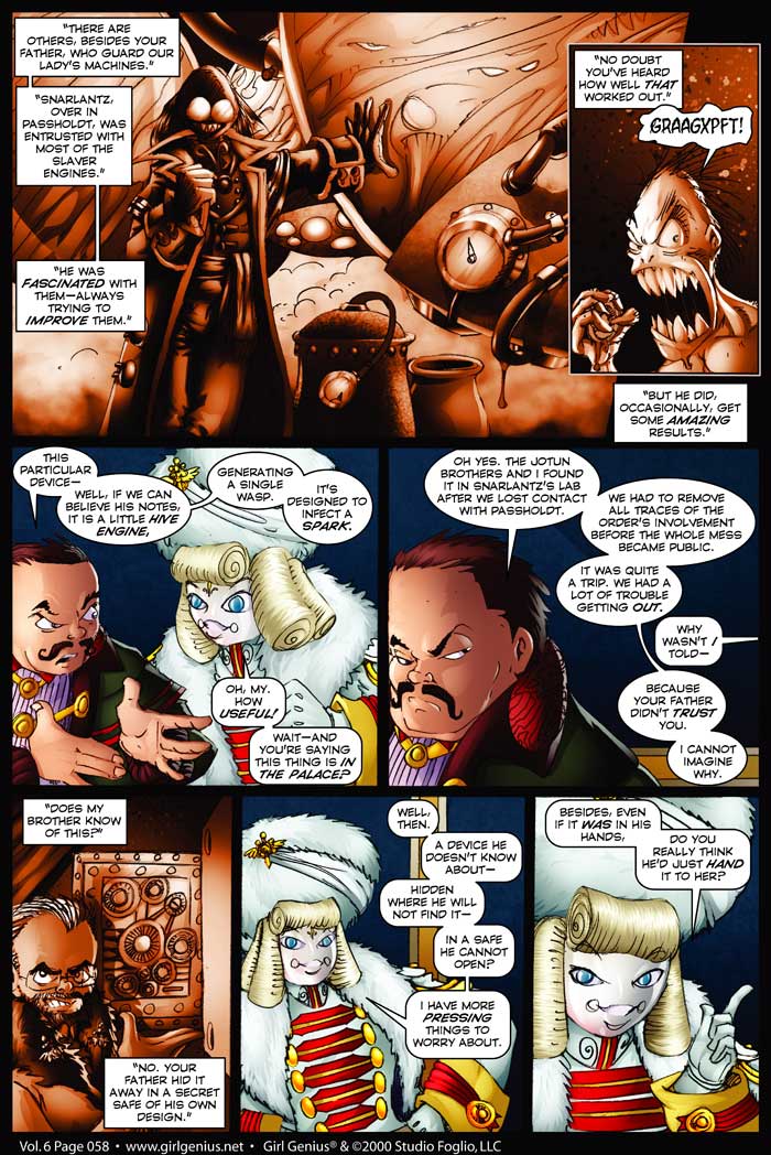 Read online Girl Genius (2002) comic -  Issue #6 - 59