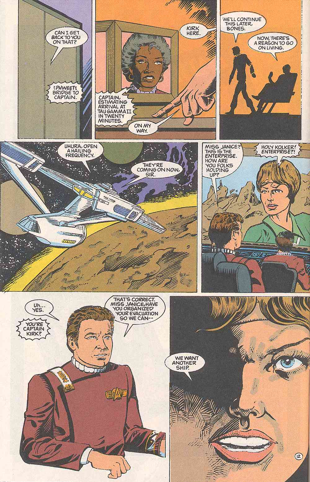 Read online Star Trek (1989) comic -  Issue #7 - 12