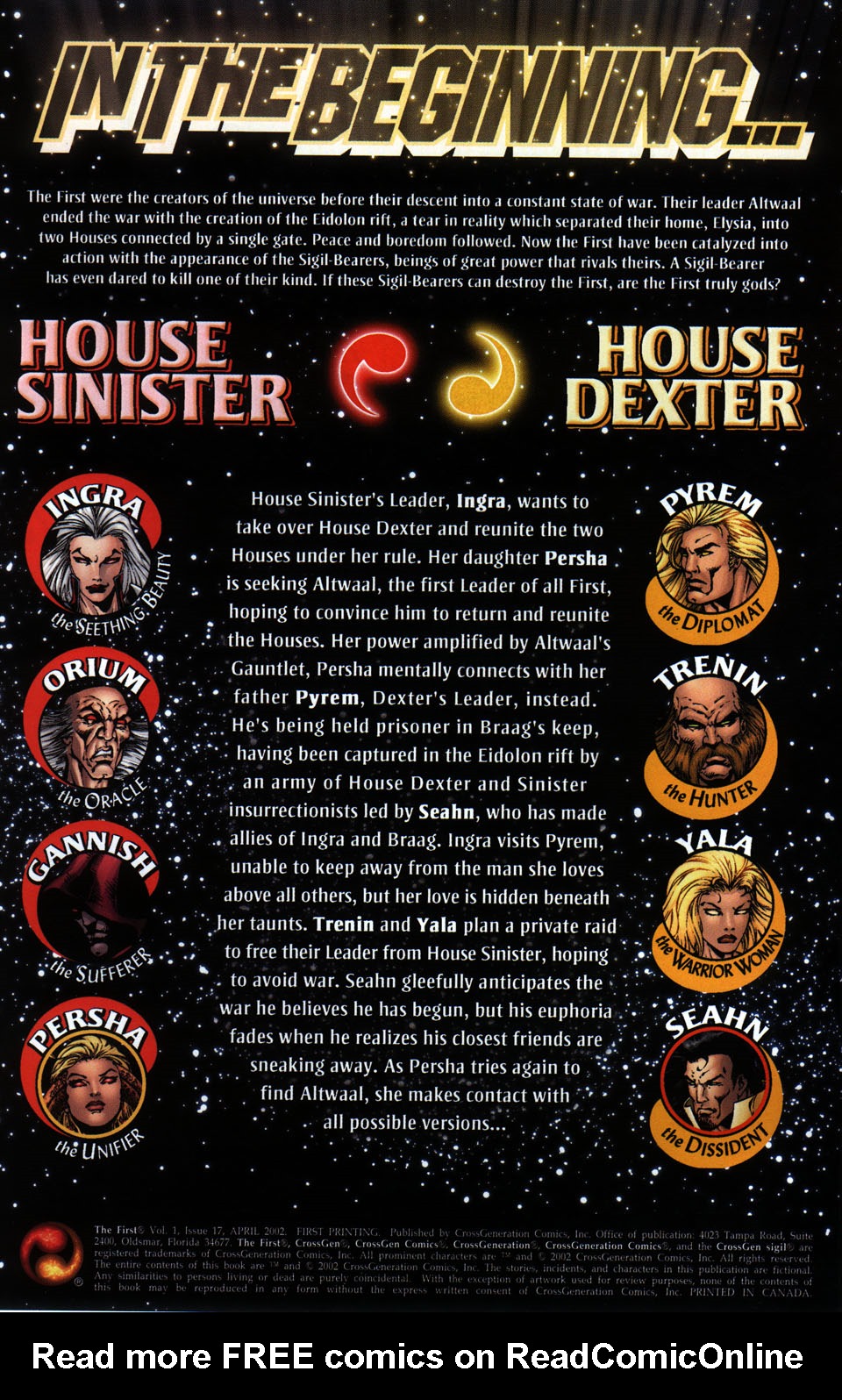 Read online The First comic -  Issue #17 - 2