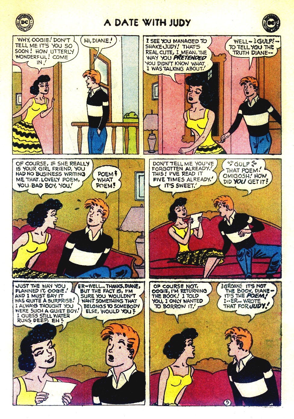 Read online A Date with Judy comic -  Issue #61 - 7