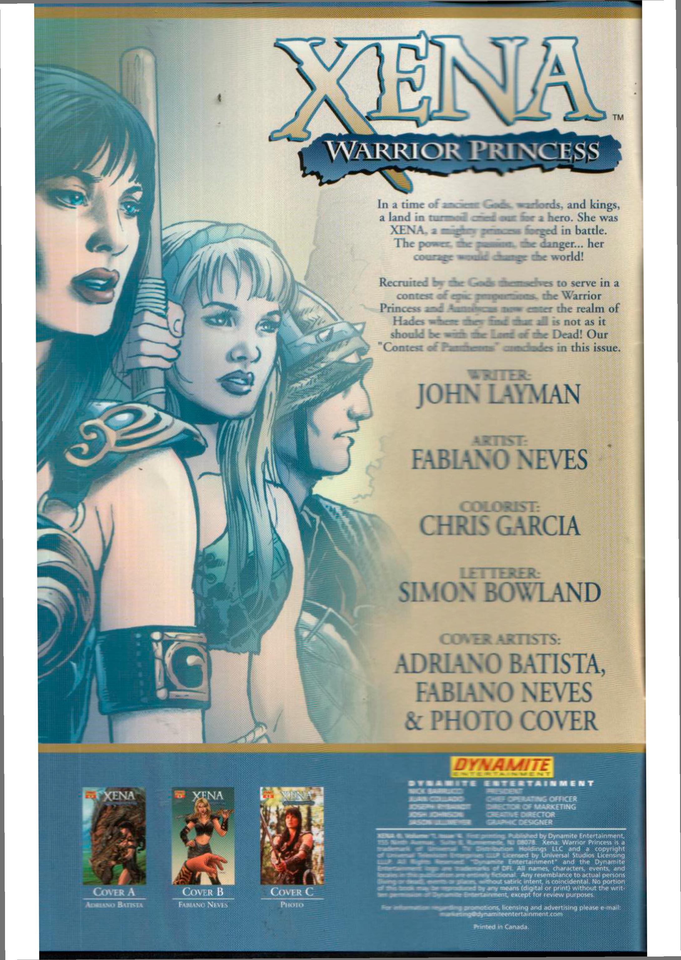 Read online Xena (2006) comic -  Issue #4 - 2