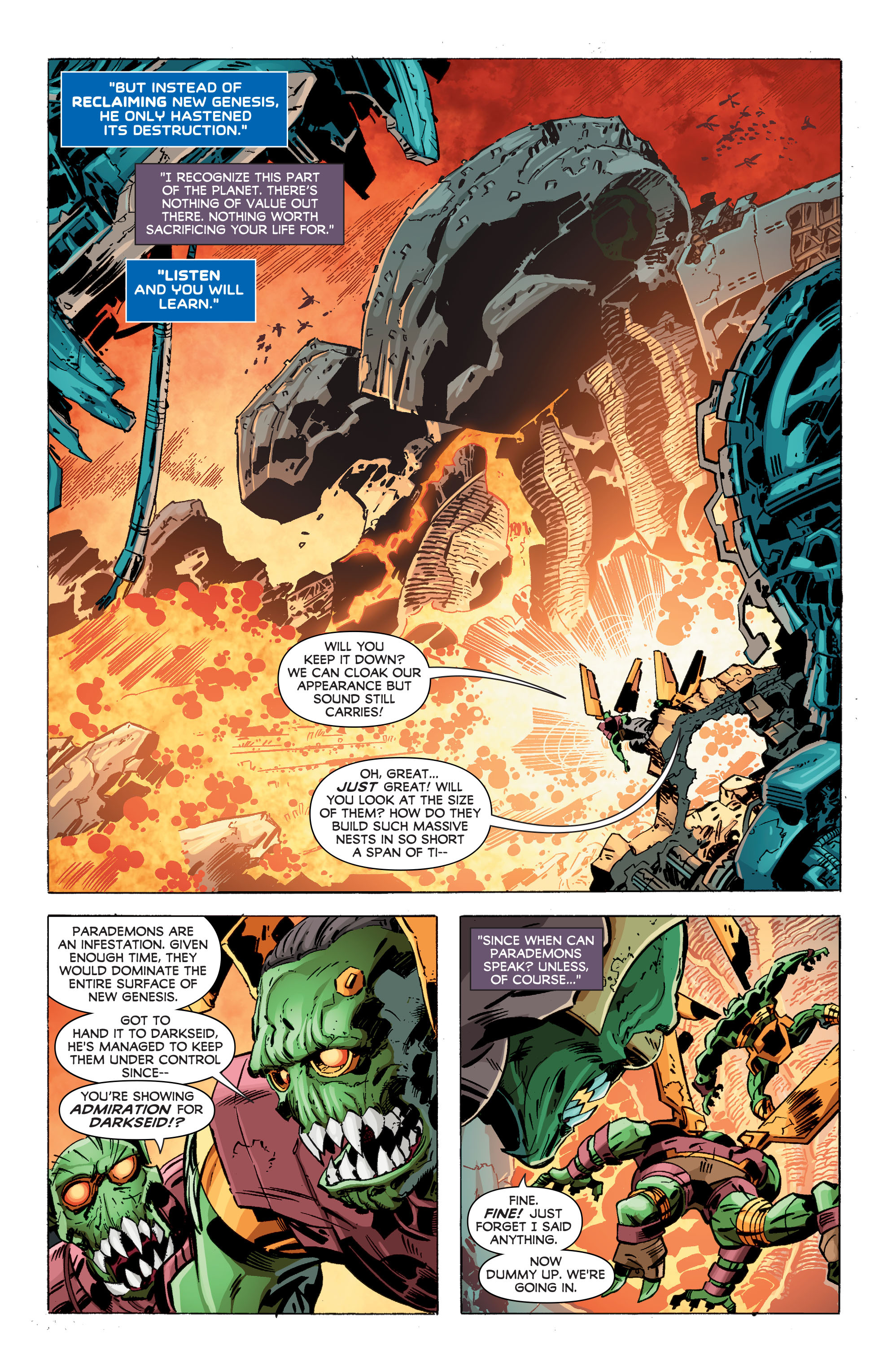 Read online Infinity Man and the Forever People comic -  Issue #9 - 4