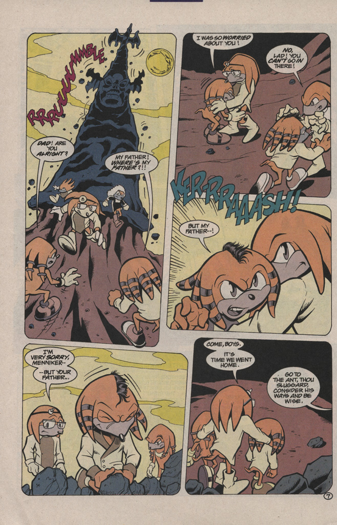 Read online Knuckles the Echidna comic -  Issue #1 - 12