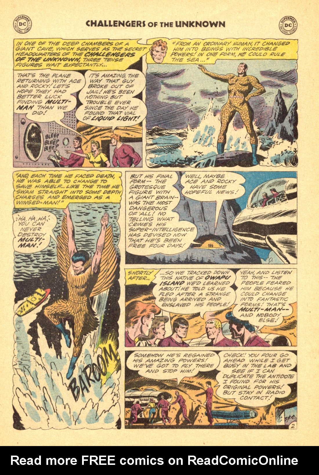 Read online Challengers of the Unknown (1958) comic -  Issue #24 - 20