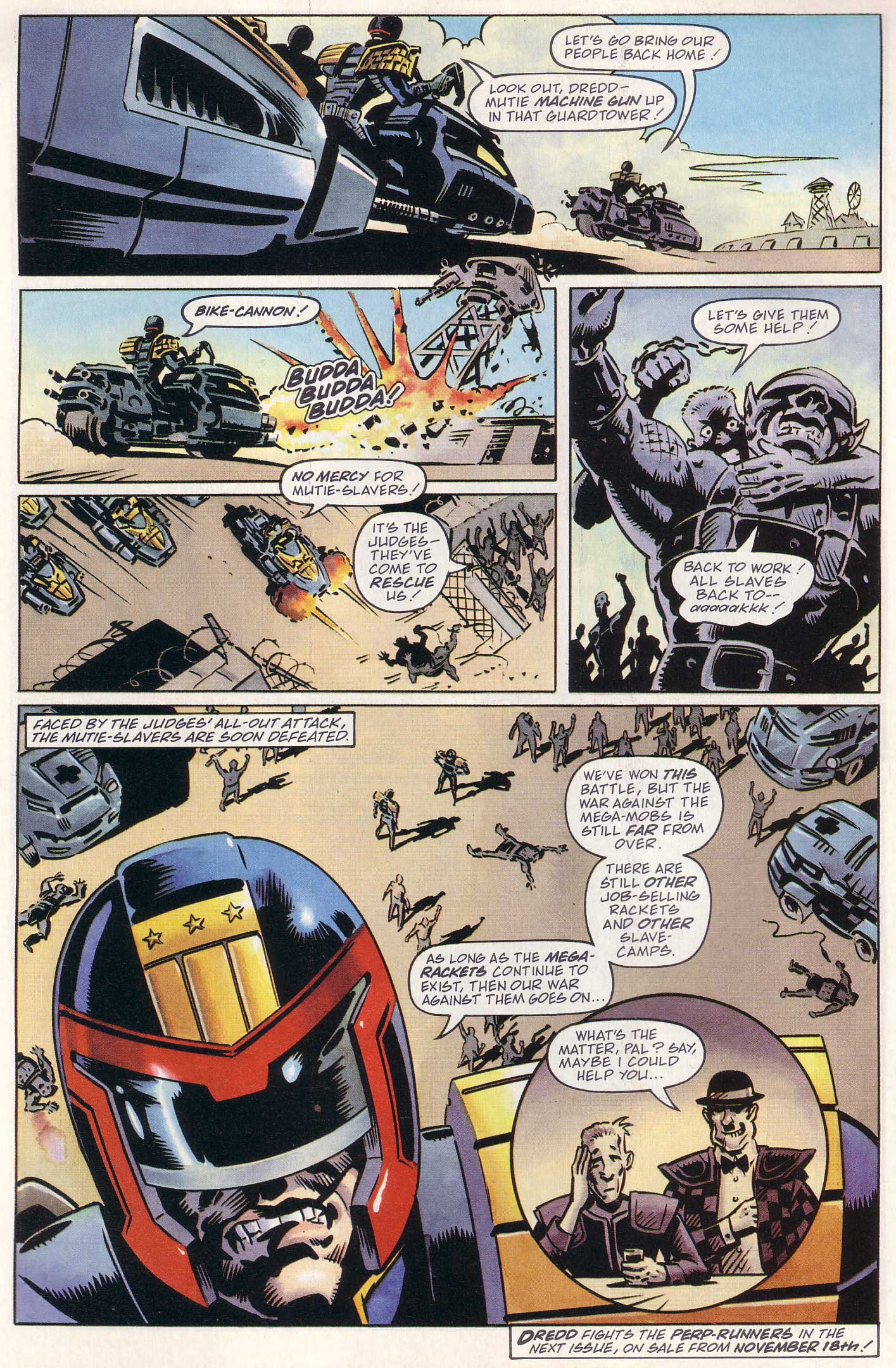 Read online Judge Dredd Lawman of the Future comic -  Issue #9 - 33