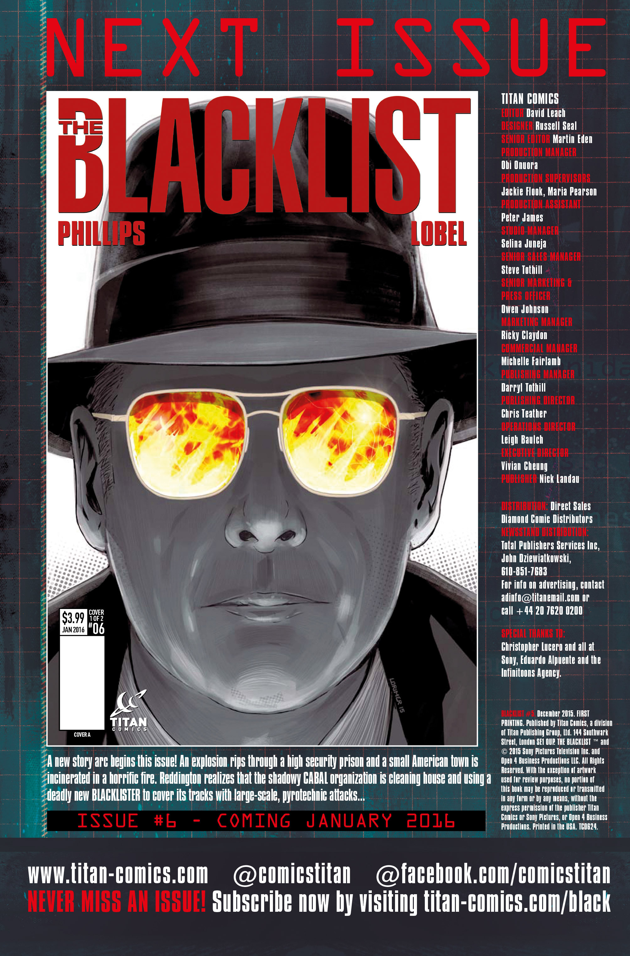 Read online The Blacklist comic -  Issue #5 - 25