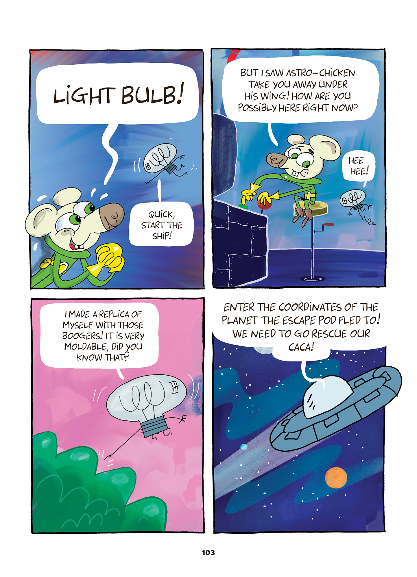 Read online Astro Mouse and Light Bulb comic -  Issue # TPB - 105
