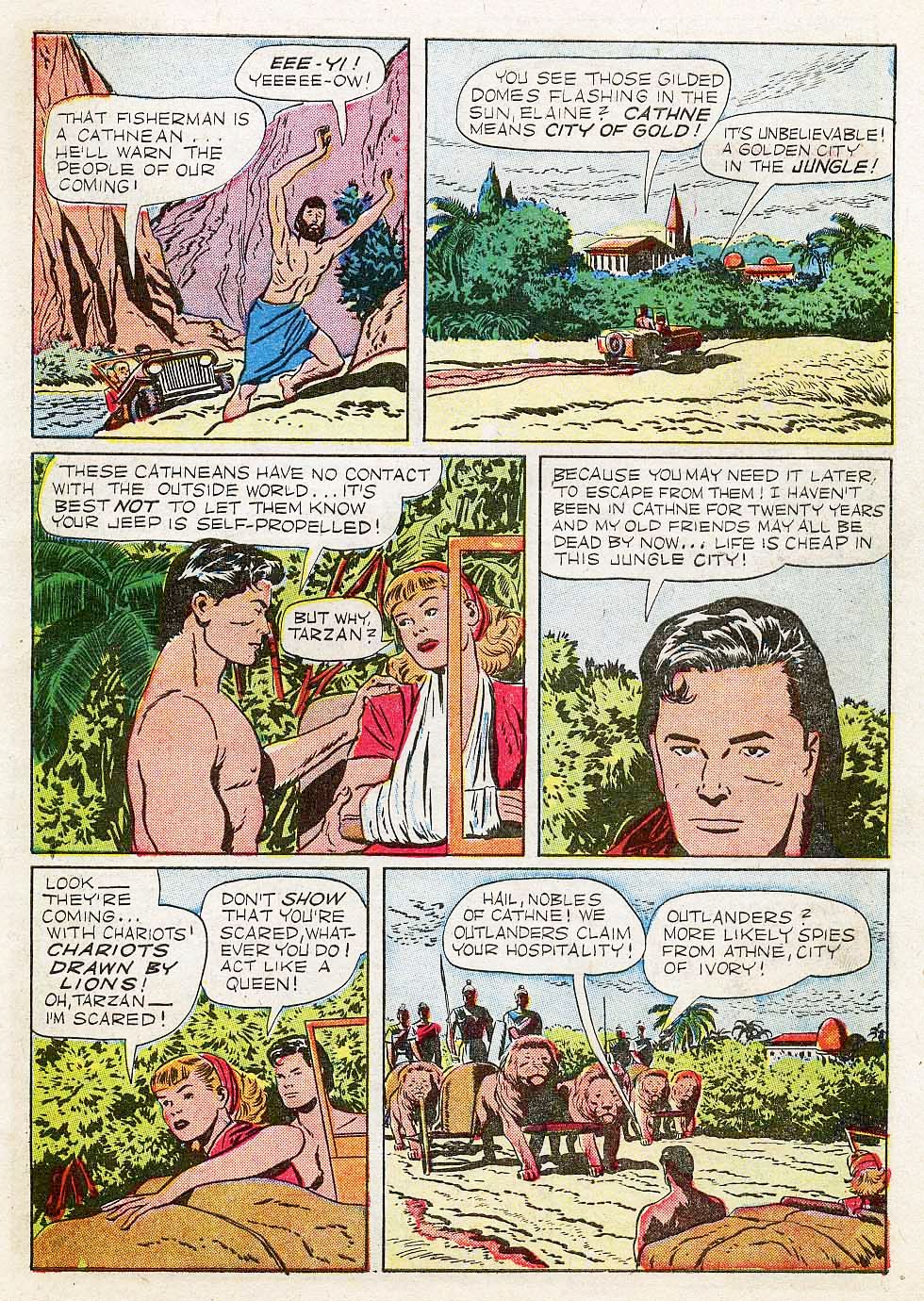 Read online Tarzan (1948) comic -  Issue #21 - 9