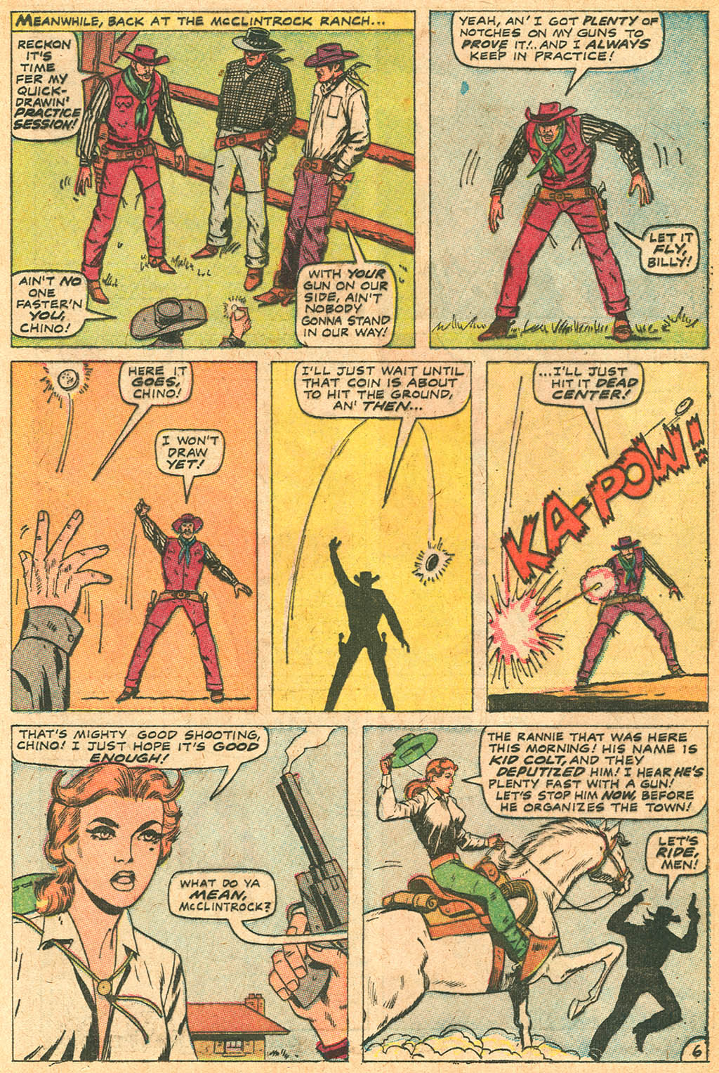 Read online Kid Colt Outlaw comic -  Issue #137 - 20