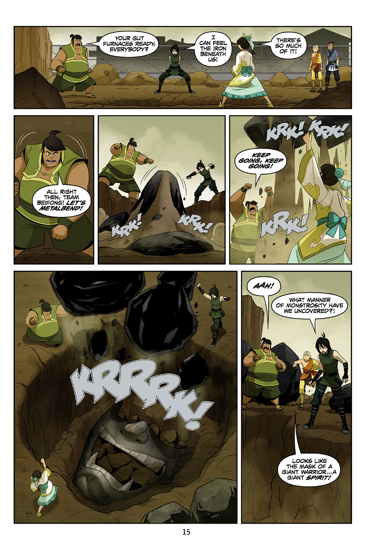 Read online Nickelodeon Avatar: The Last Airbender - The Rift comic -  Issue # Part 3 - 16
