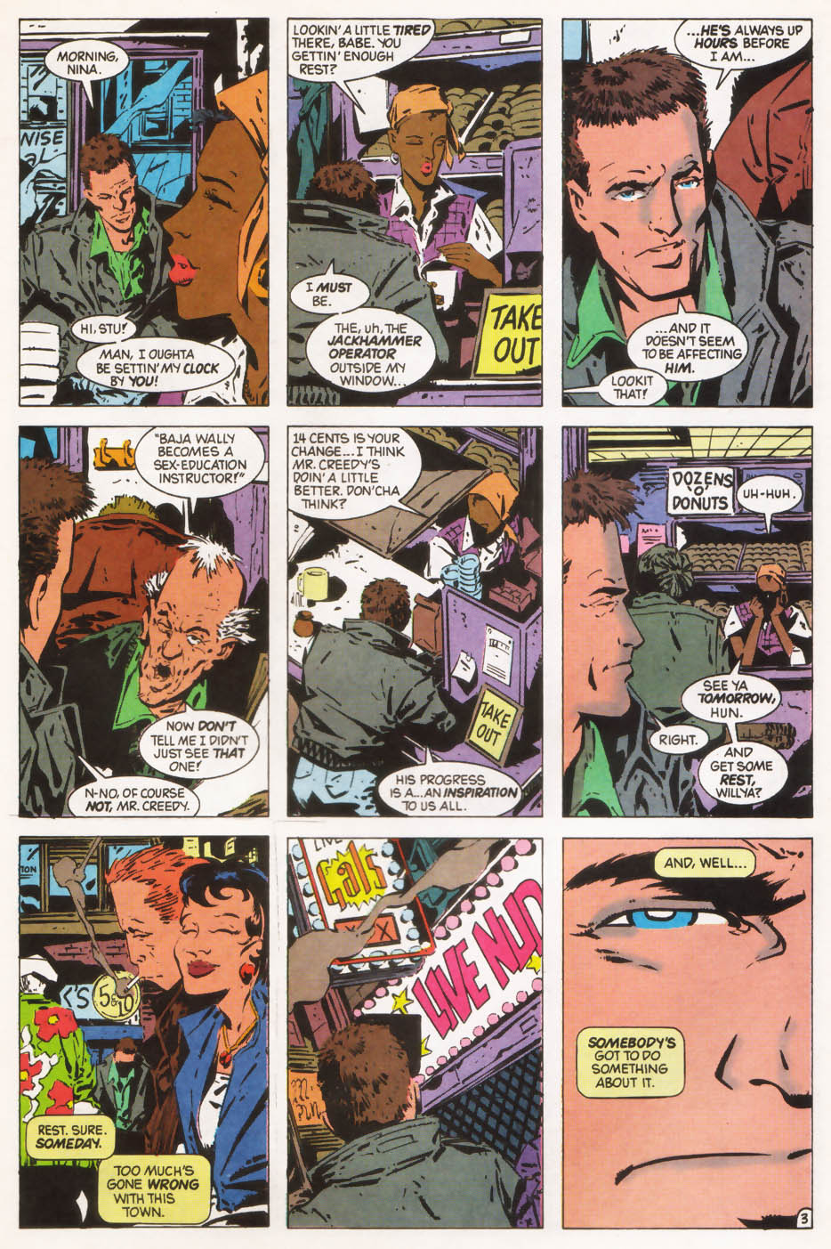 Read online Heckler comic -  Issue #1 - 4