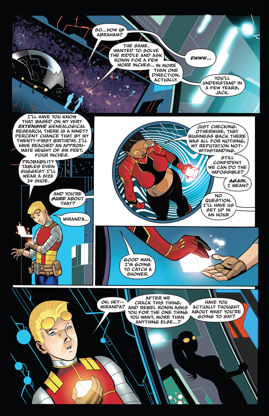 Read online The Many Adventures of Miranda Mercury: Time Runs Out comic -  Issue # TPB - 24