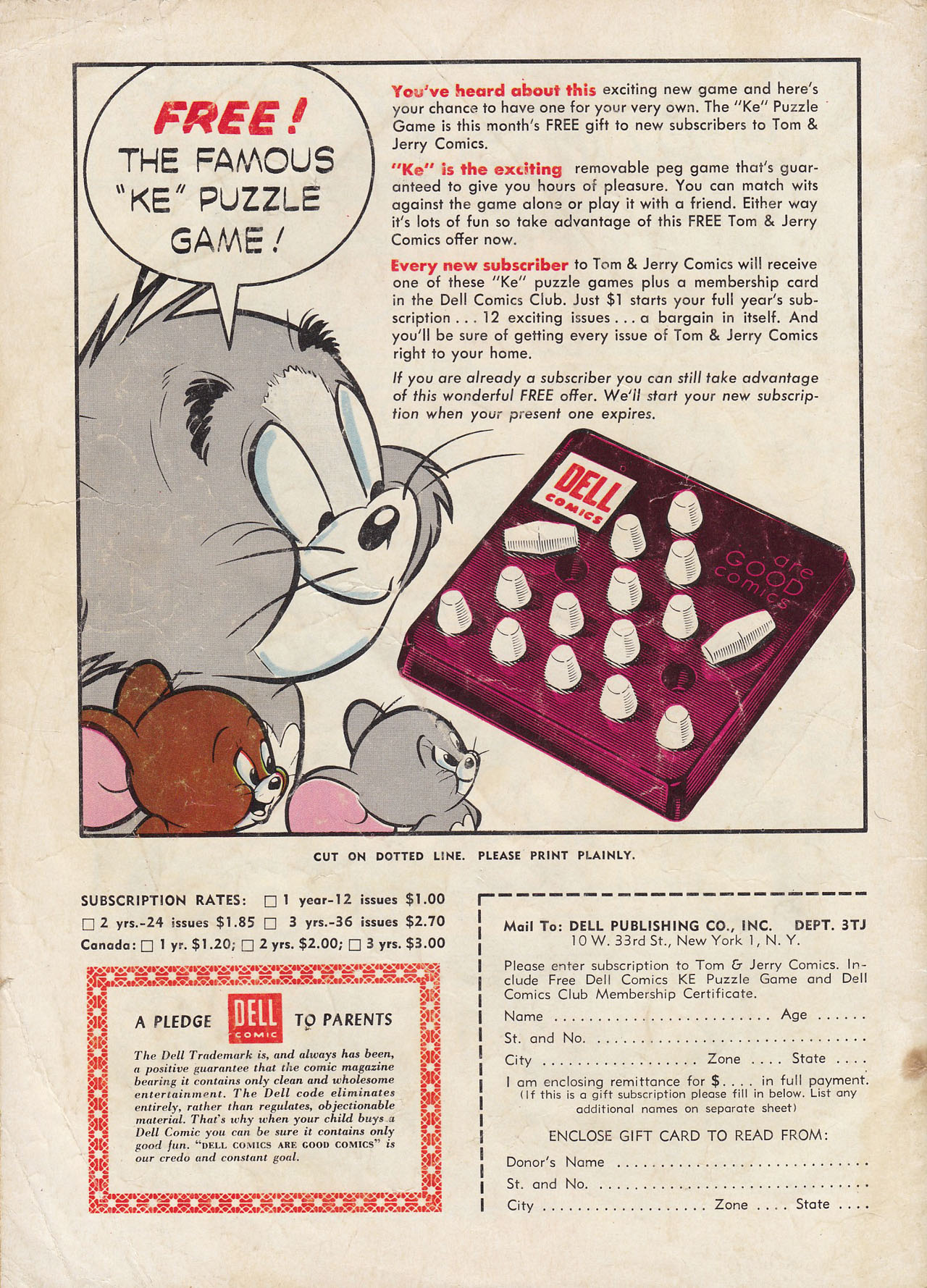 Read online Tom & Jerry Comics comic -  Issue #140 - 36