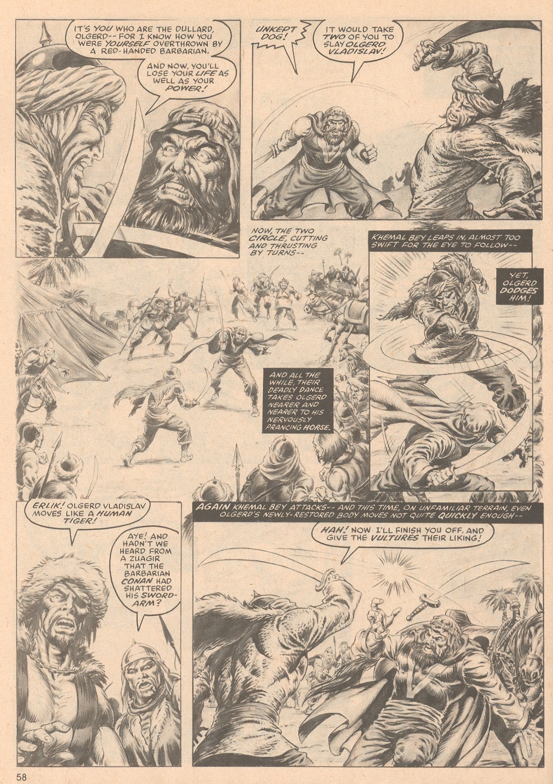 Read online The Savage Sword Of Conan comic -  Issue #58 - 59