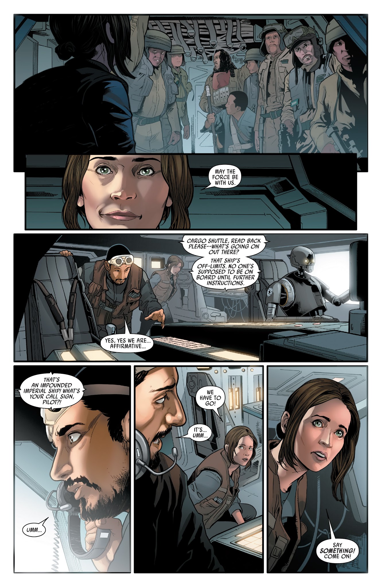 Read online Star Wars: Rogue One Adaptation comic -  Issue #4 - 21