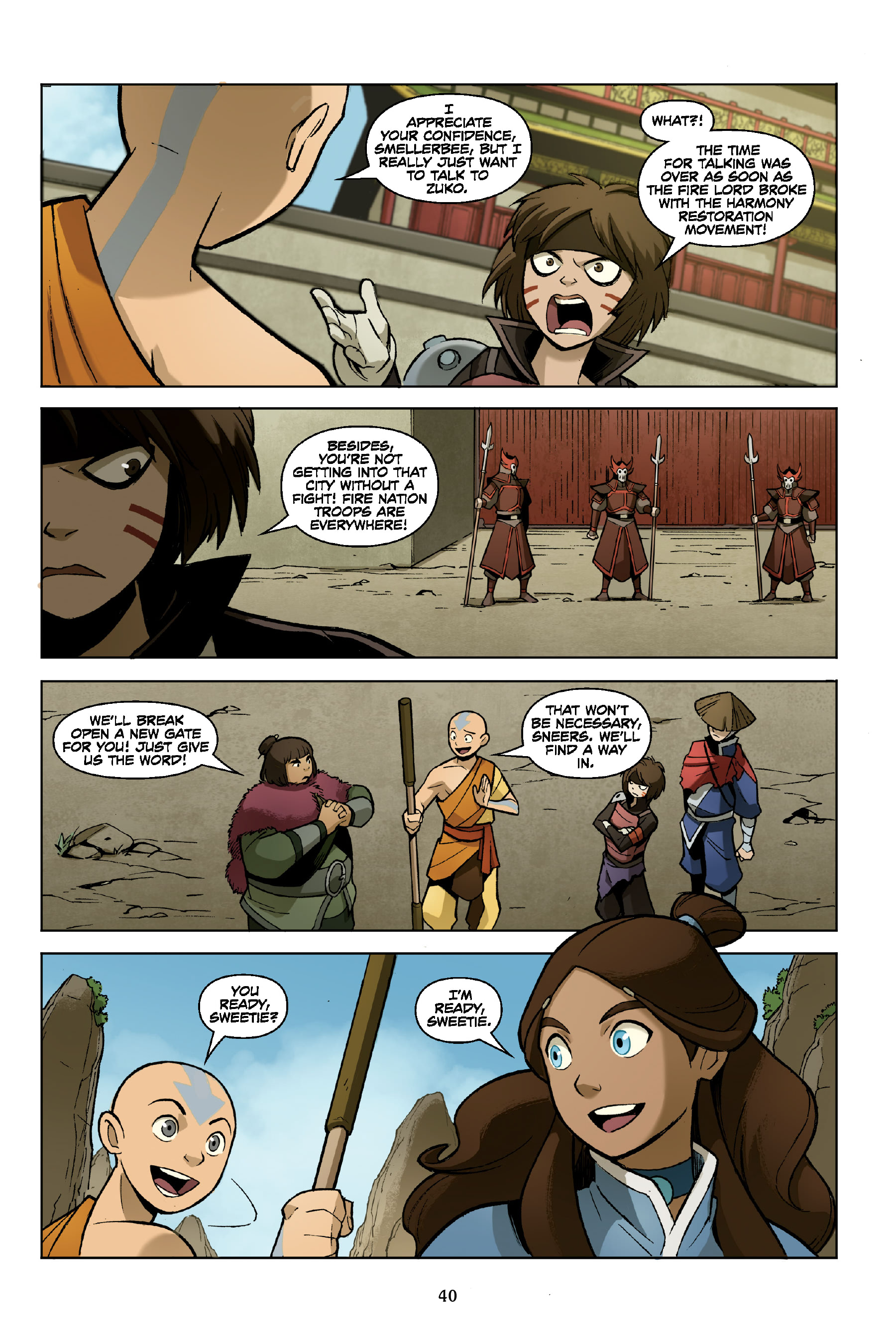 Read online Nickelodeon Avatar: The Last Airbender - The Promise comic -  Issue # _TPB Omnibus (Part 1) - 41