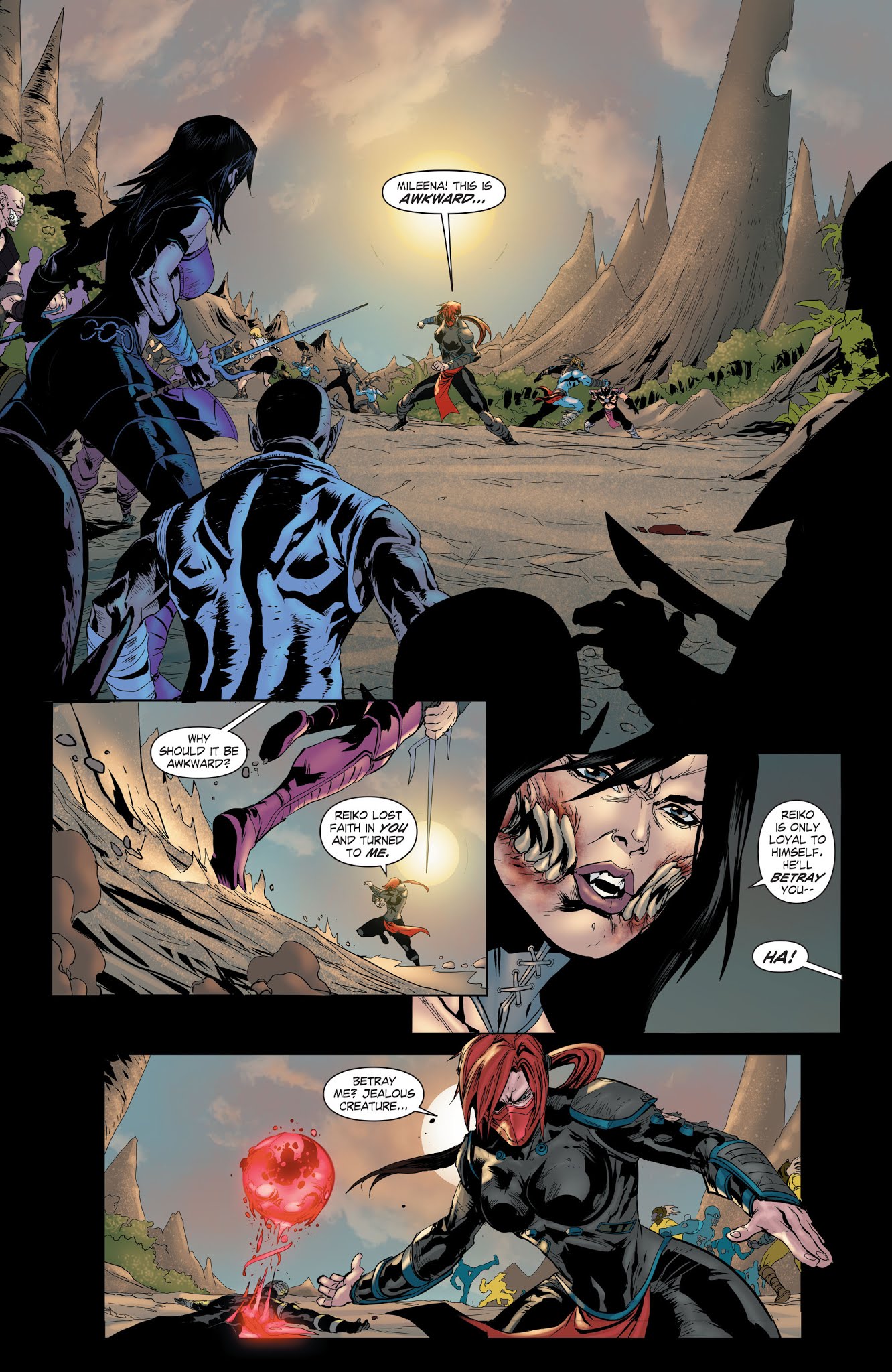 Read online Mortal Kombat X [I] comic -  Issue # _TPB 3 - 16
