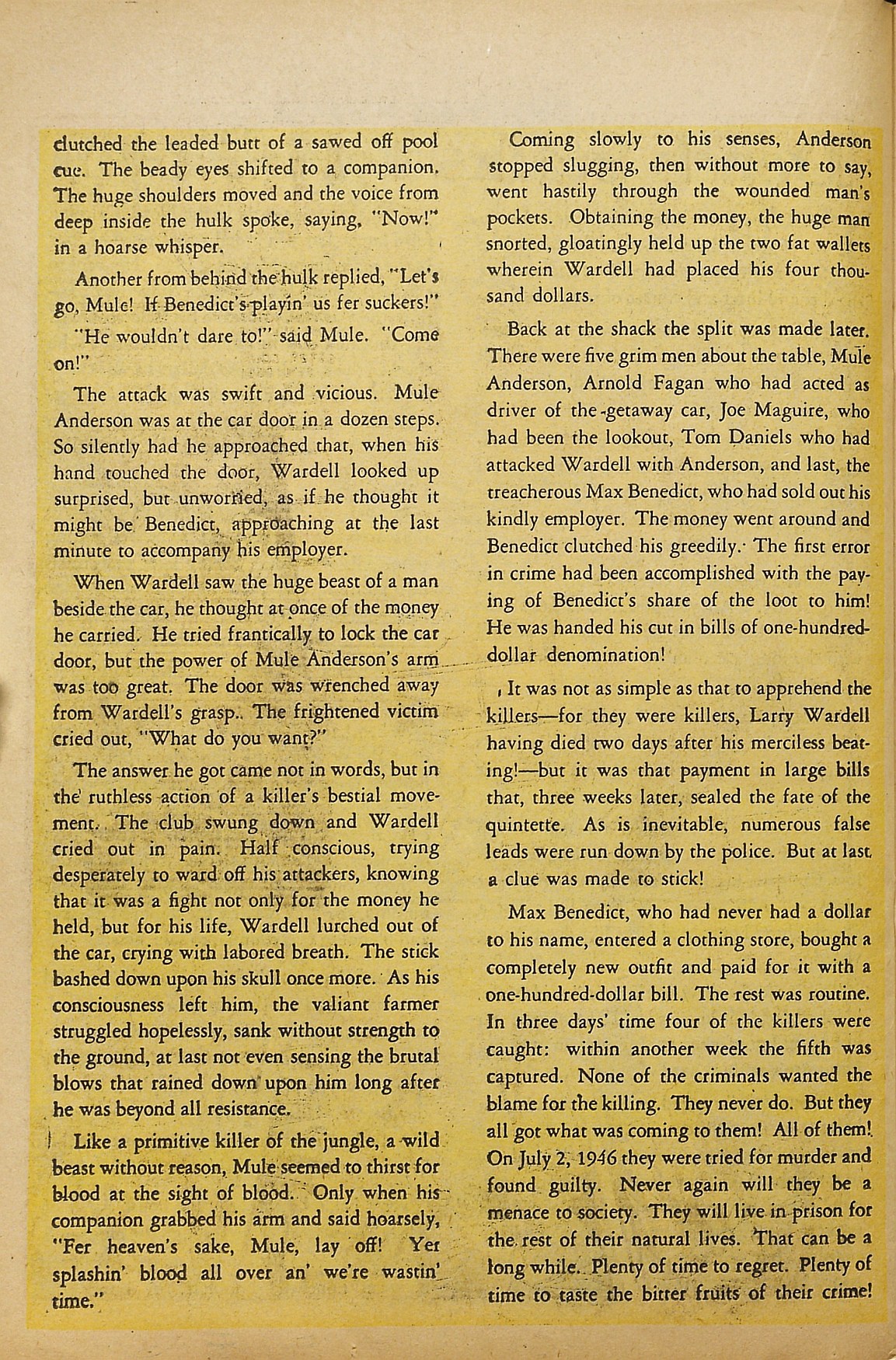 Read online March of Crime comic -  Issue #1 - 22