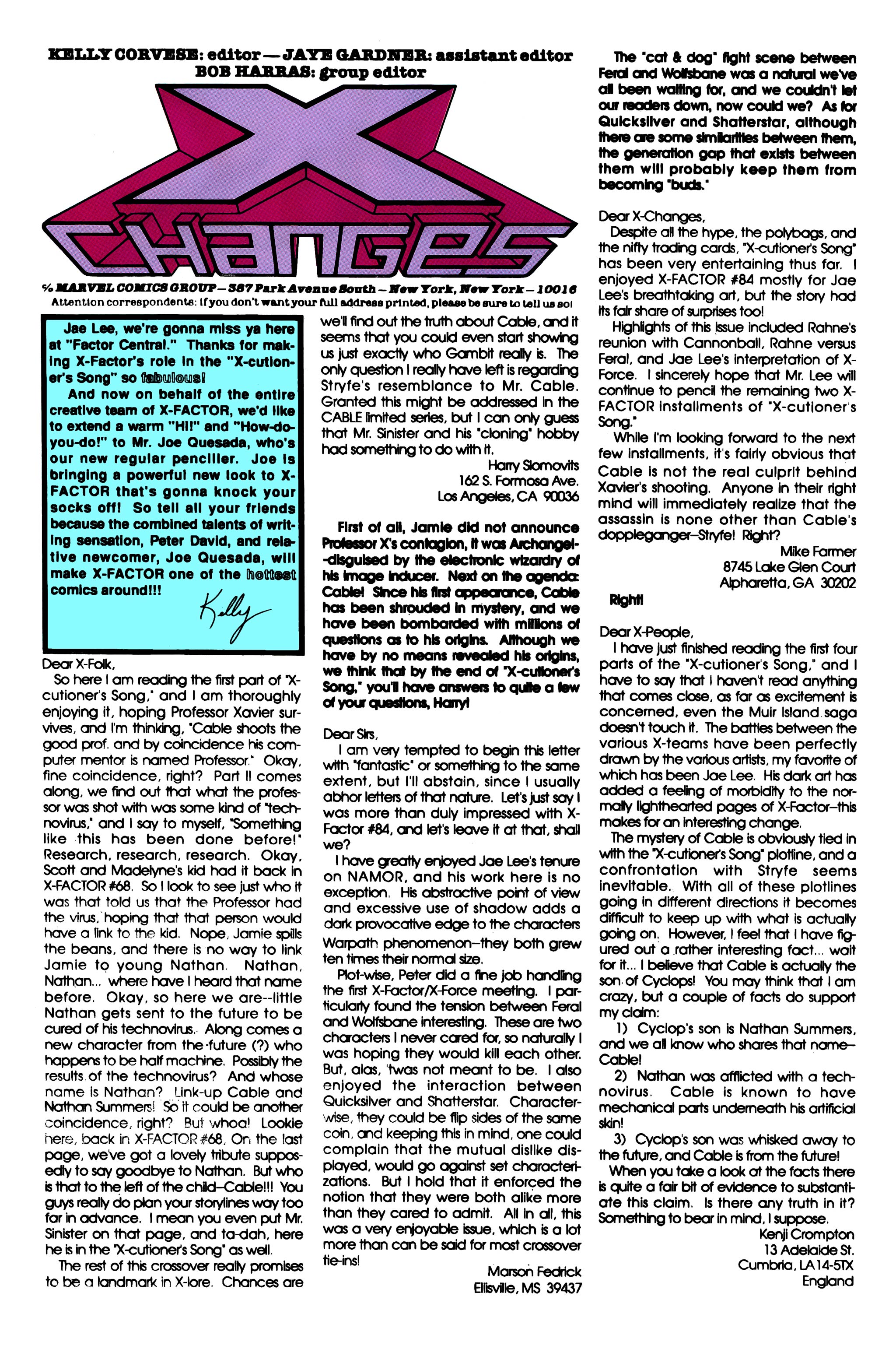 X-Factor (1986) 86 Page 23