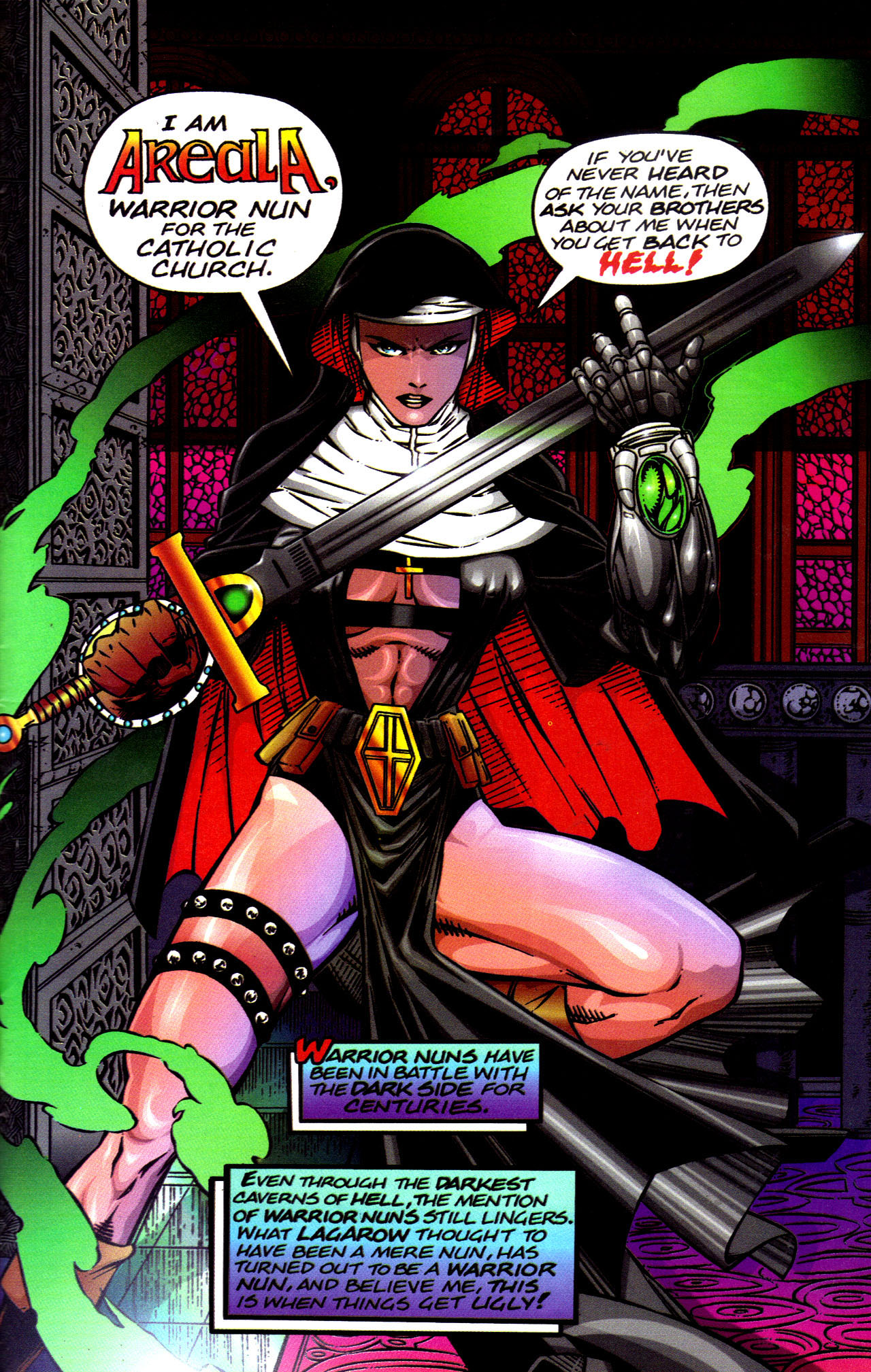 Read online Razor / Warrior Nun Areala - Faith comic -  Issue # Full - 8