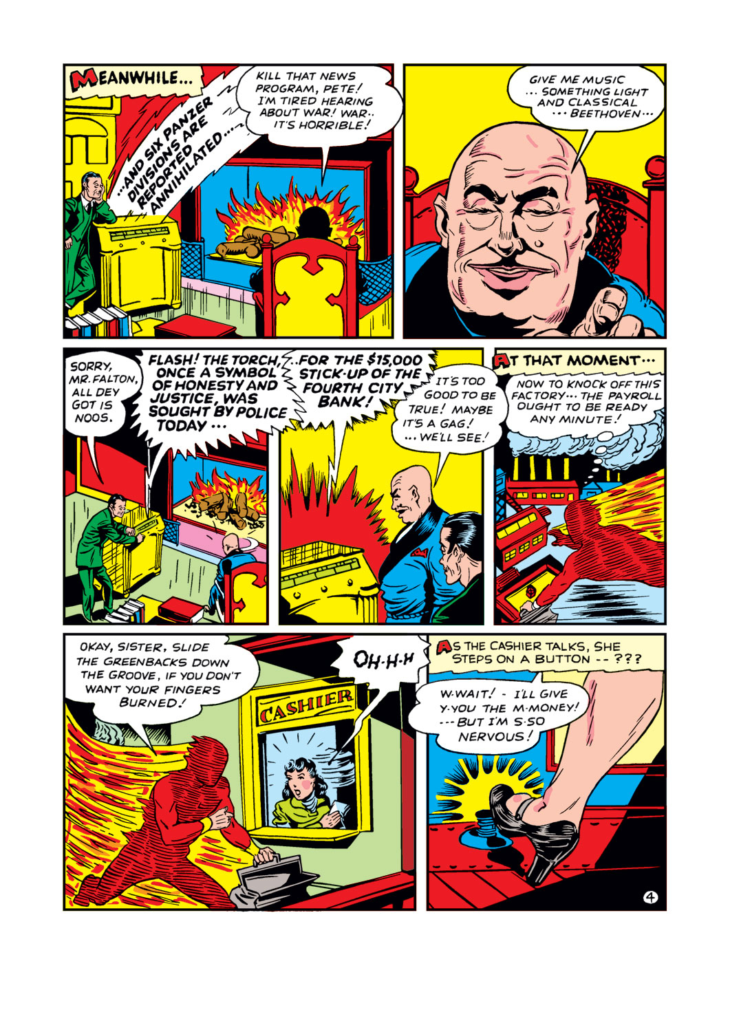 Read online The Human Torch (1940) comic -  Issue #6 - 6