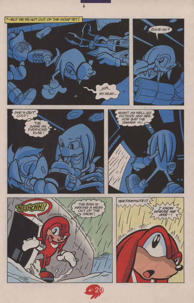 Read online Knuckles the Echidna comic -  Issue #20 - 27