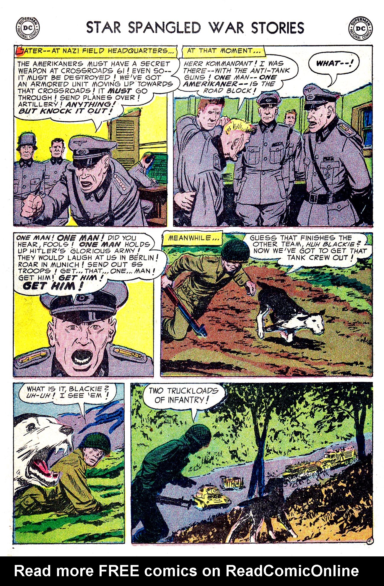 Read online Star Spangled War Stories (1952) comic -  Issue #23 - 22