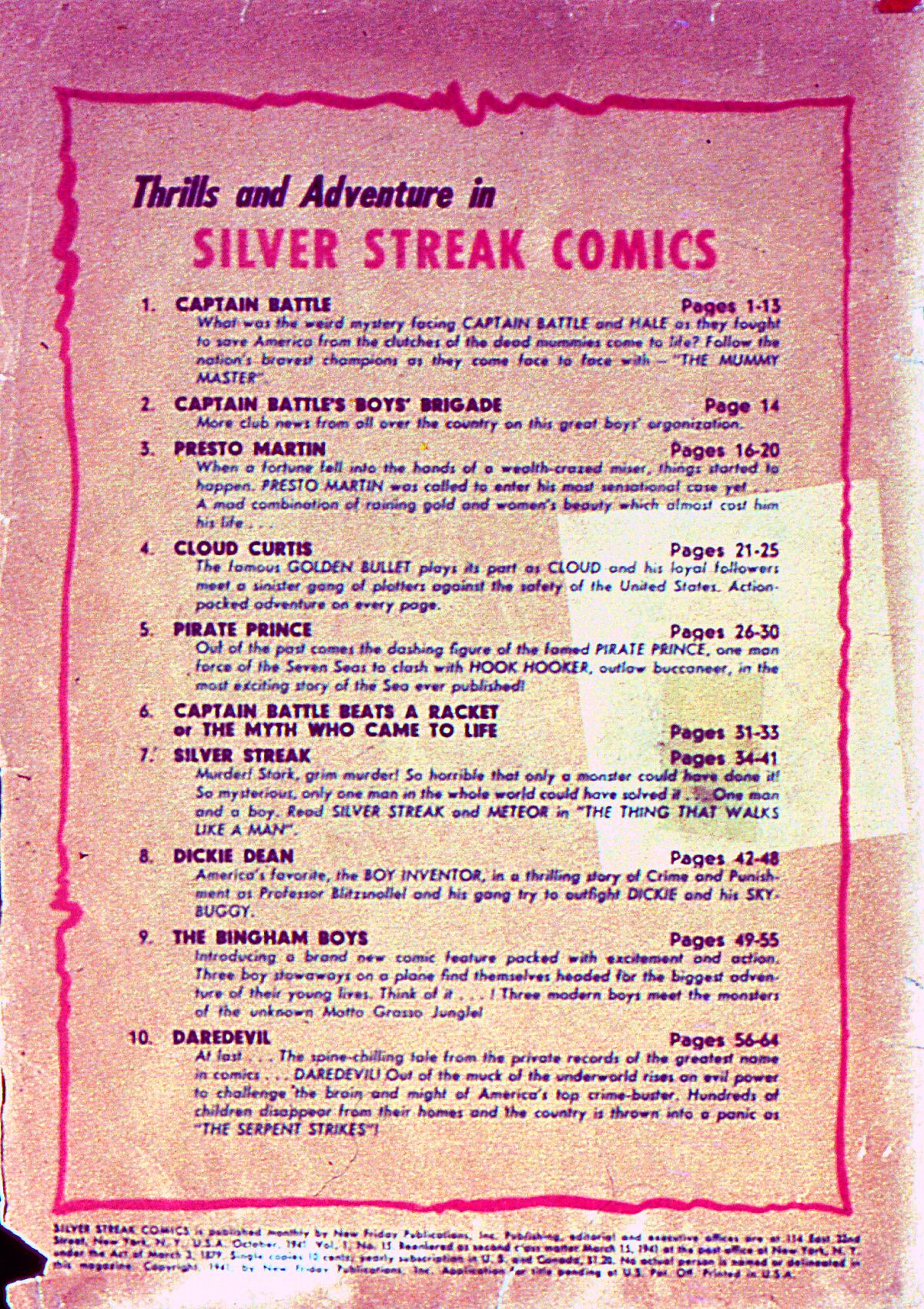 Read online Silver Streak Comics comic -  Issue #15 - 3